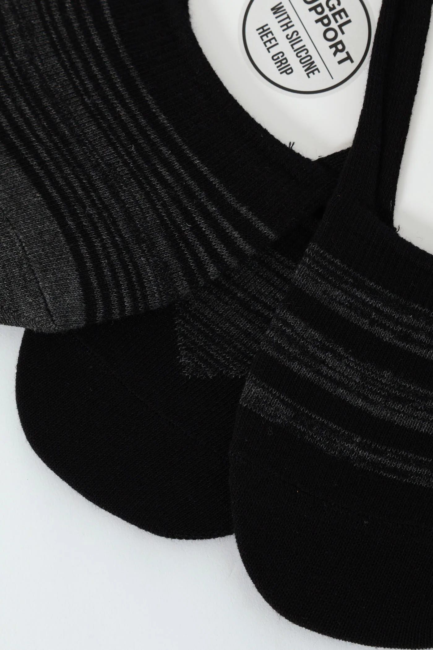 3 Pack Secret Socks - Dark Grey - Image 2