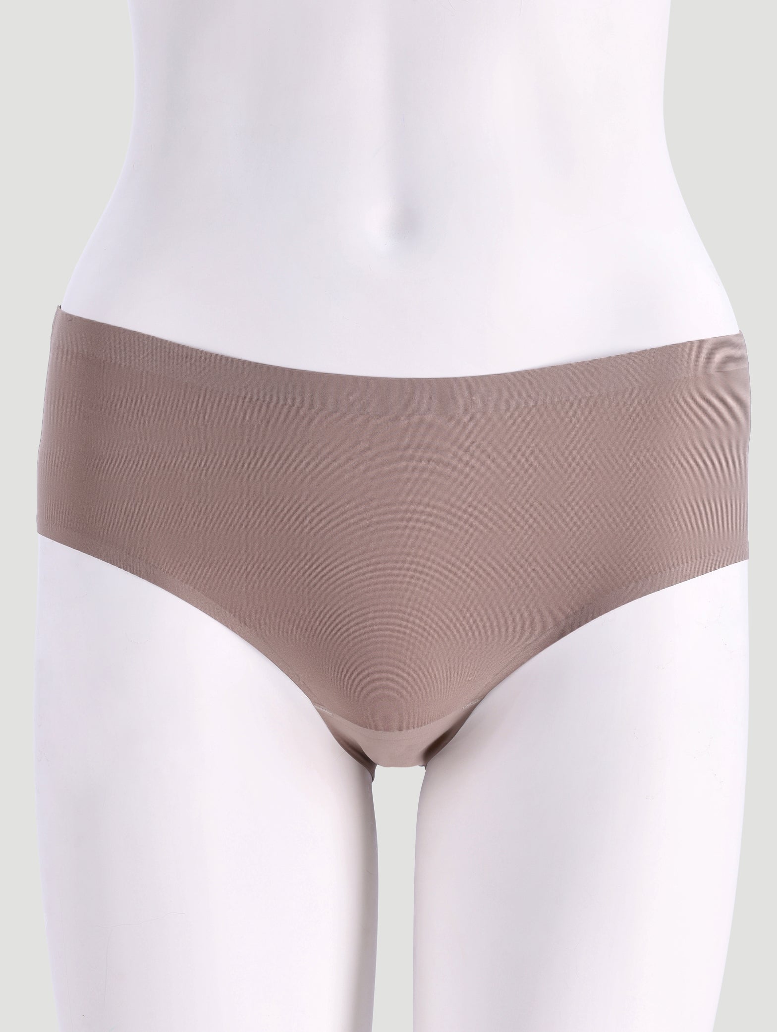 3 Pack Seemless Boyleg Panties - Black/Mocha/Beige - Image 2