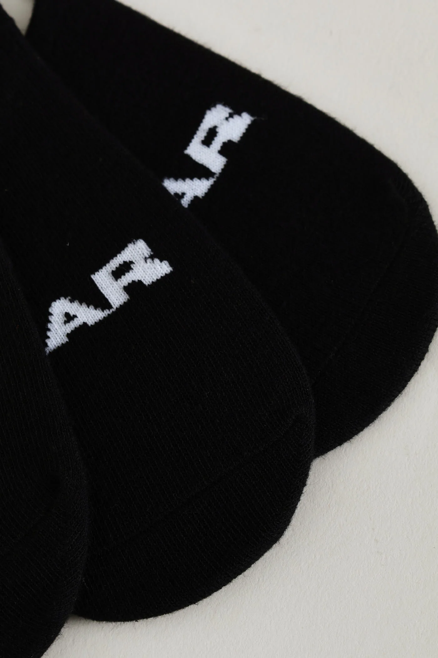 3 Pack Sneaker Socks - Black - Image 2