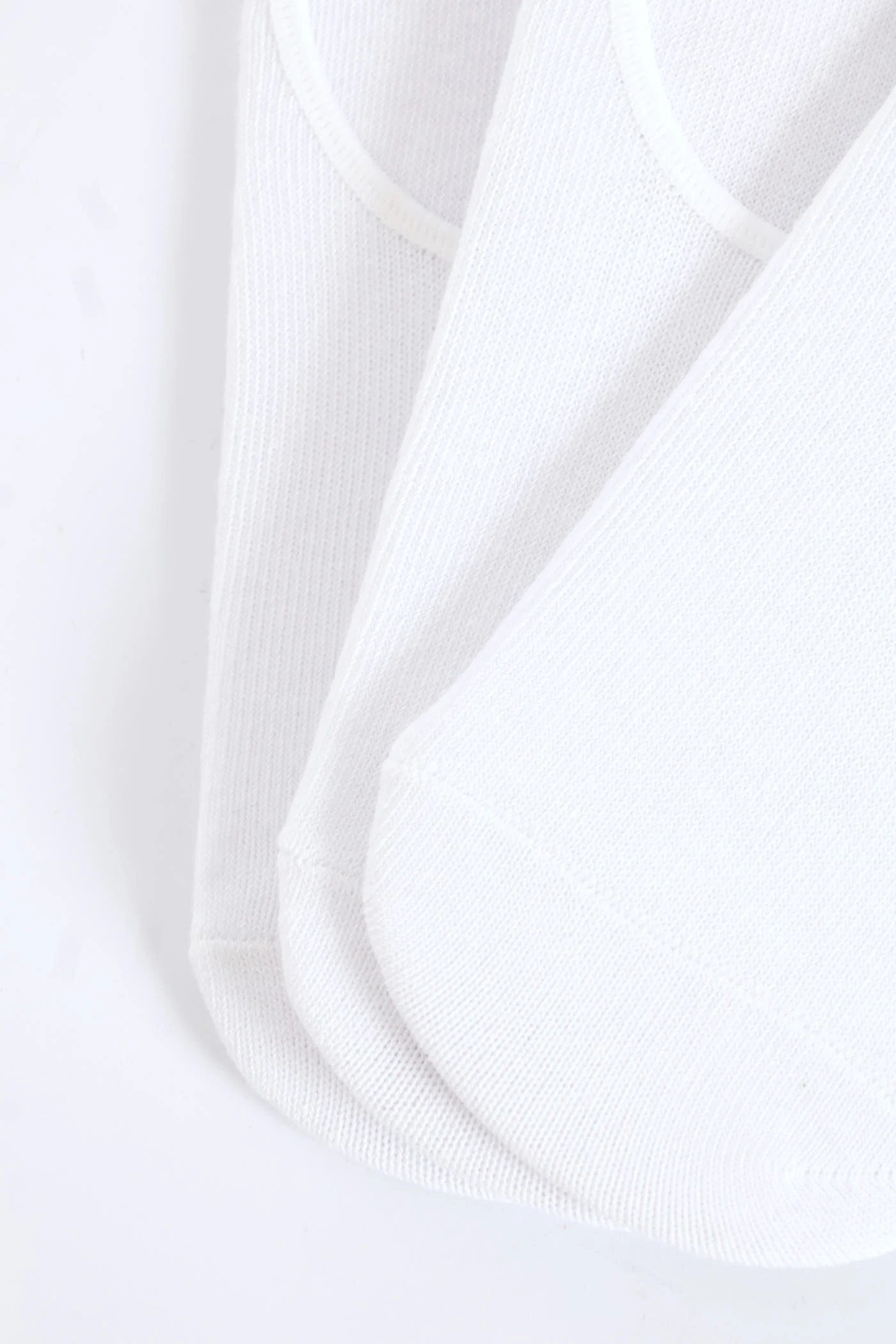 3 Pack Sneaker Socks - White - Image 3
