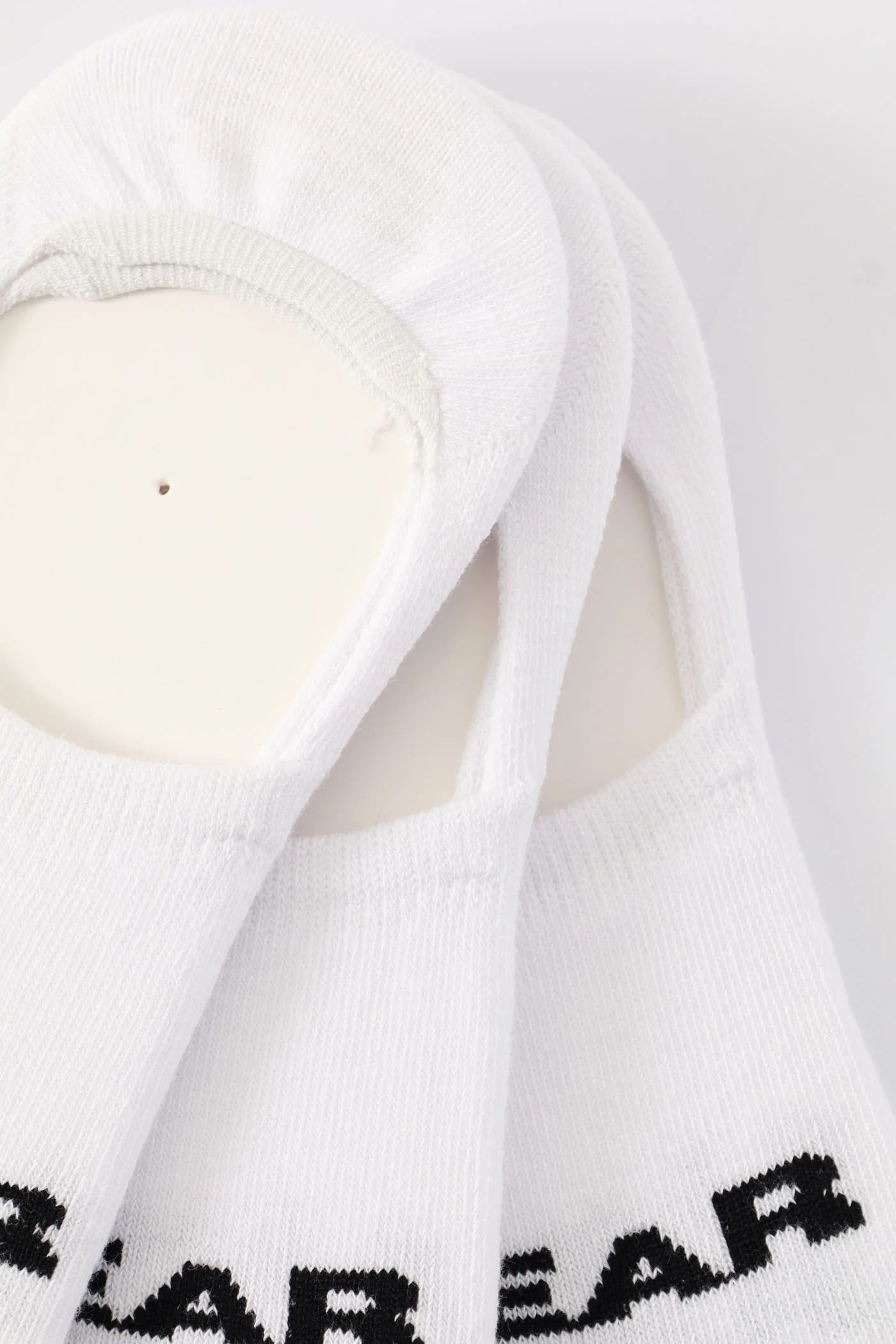 3 Pack Sneaker Socks - White - Image 3