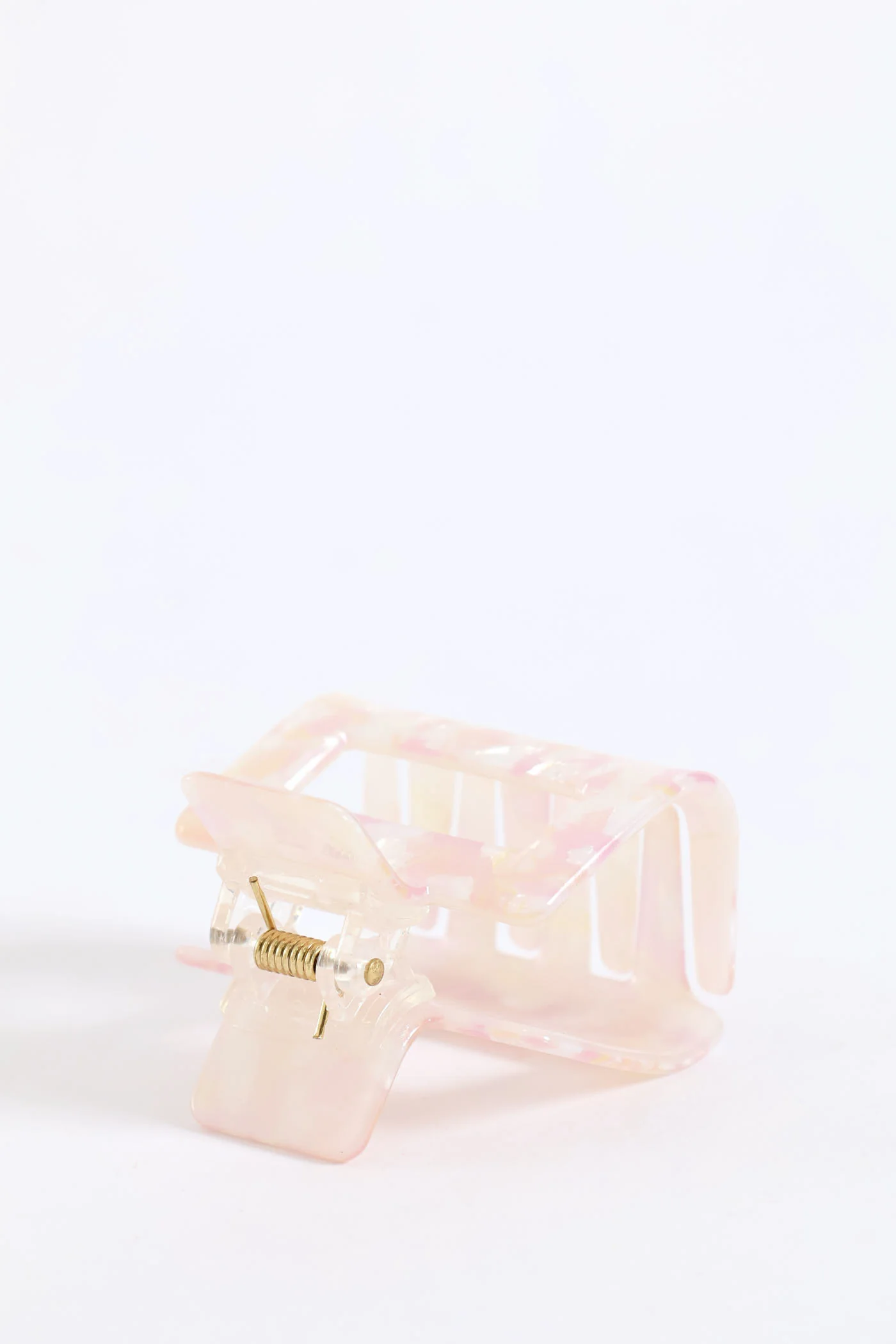 3 Pack Square Hair Grip - Light Pink - Image 2
