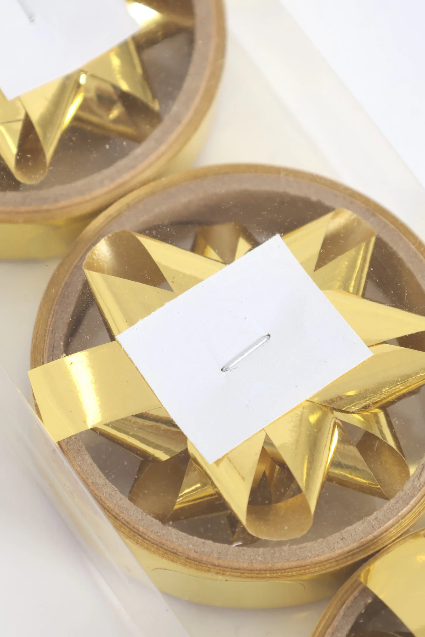 3 Pack Star (5cm) Ribbon (2cm) - Gold - Image 3