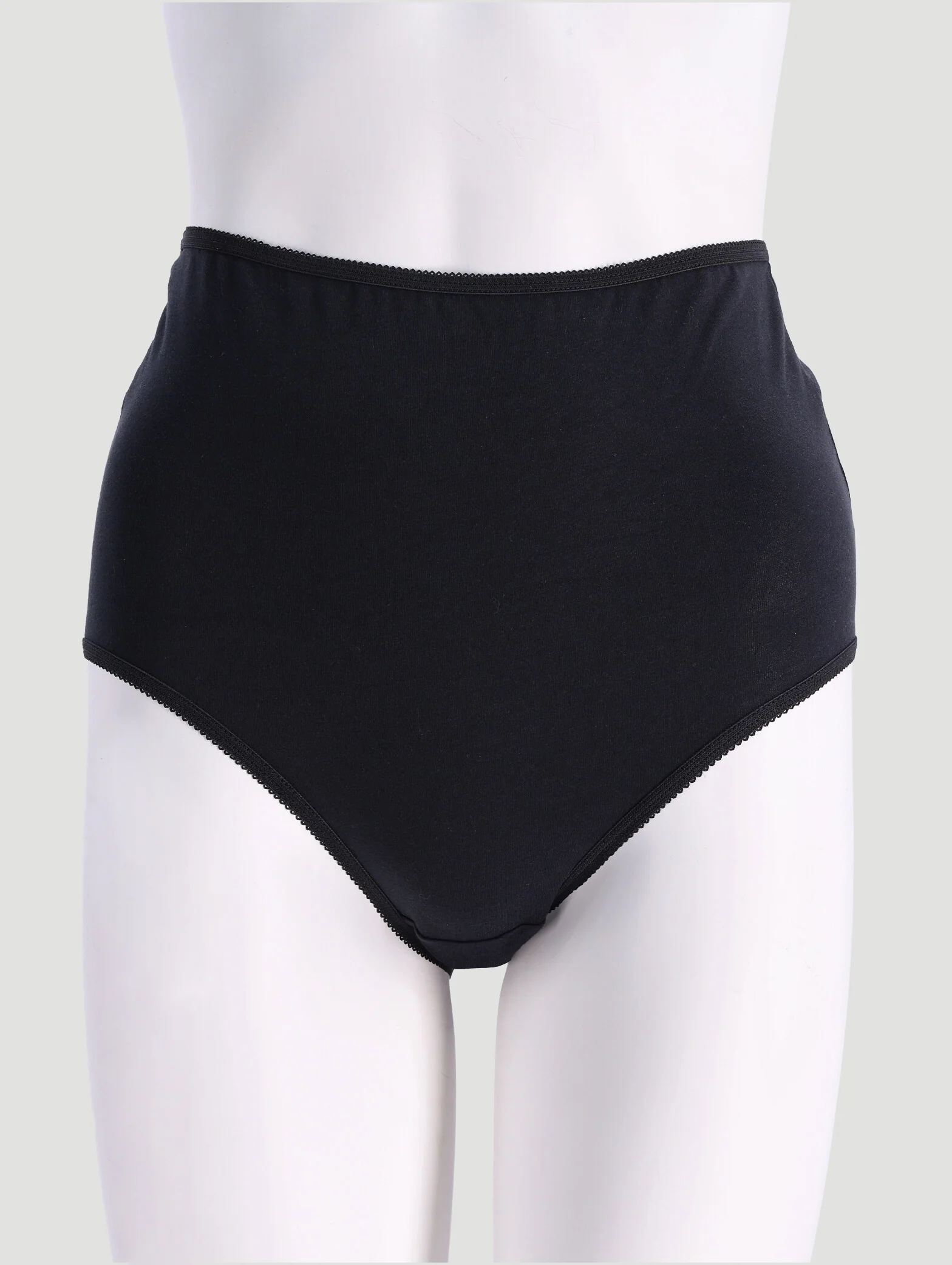 3 Pack Stretch Brief Panty - Black - Image 2