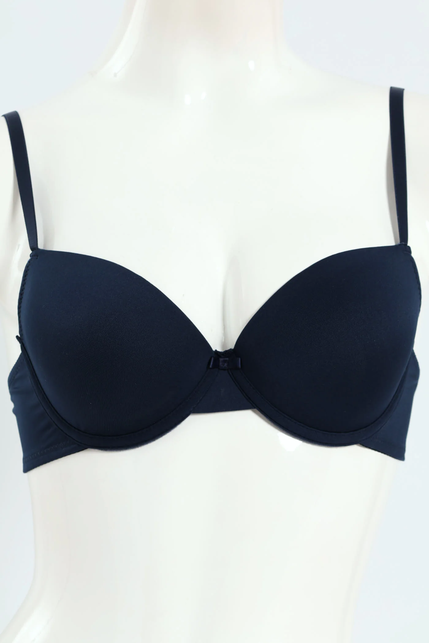 3 Pack T-Shirt Bra - Mocha/Navy/Black - Image 2