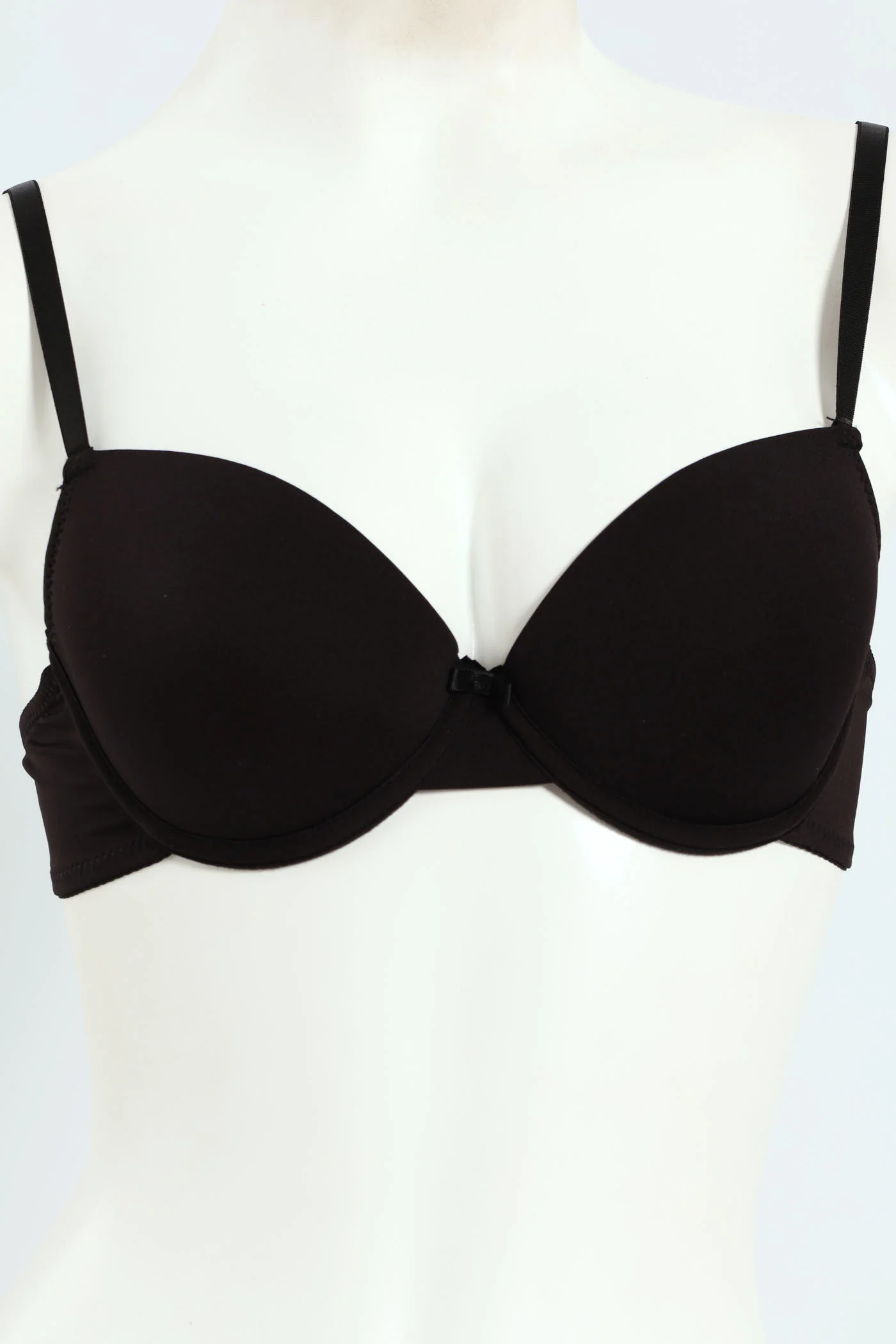 3 Pack T-Shirt Bra - Mocha/Navy/Black - Image 3