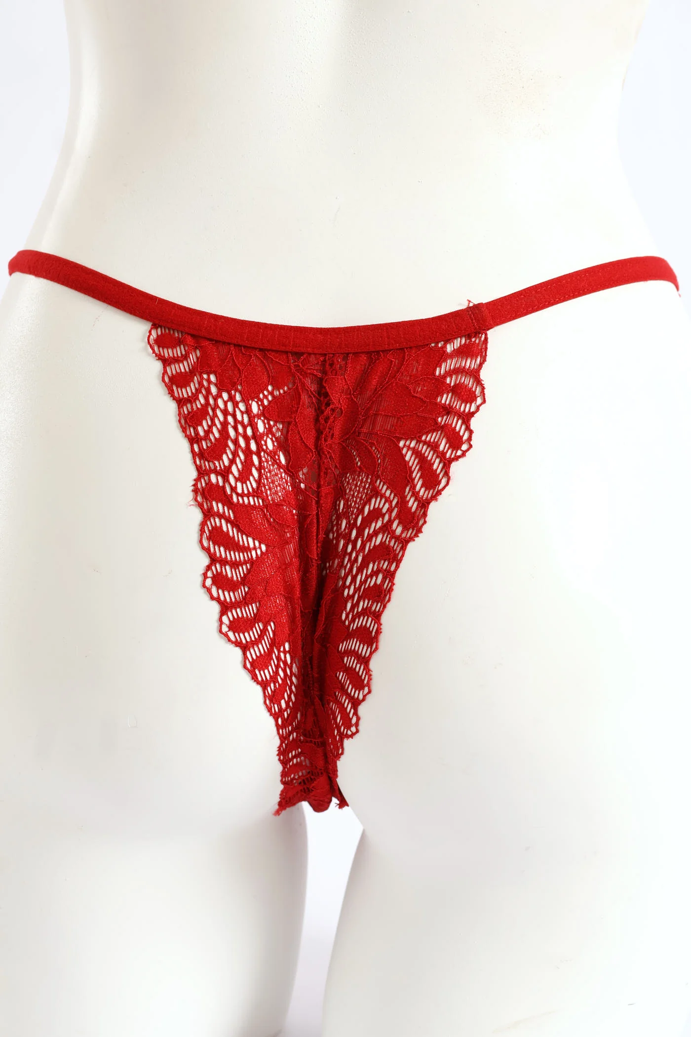 3 Pack Tanga Panties - Red/Black - Image 4