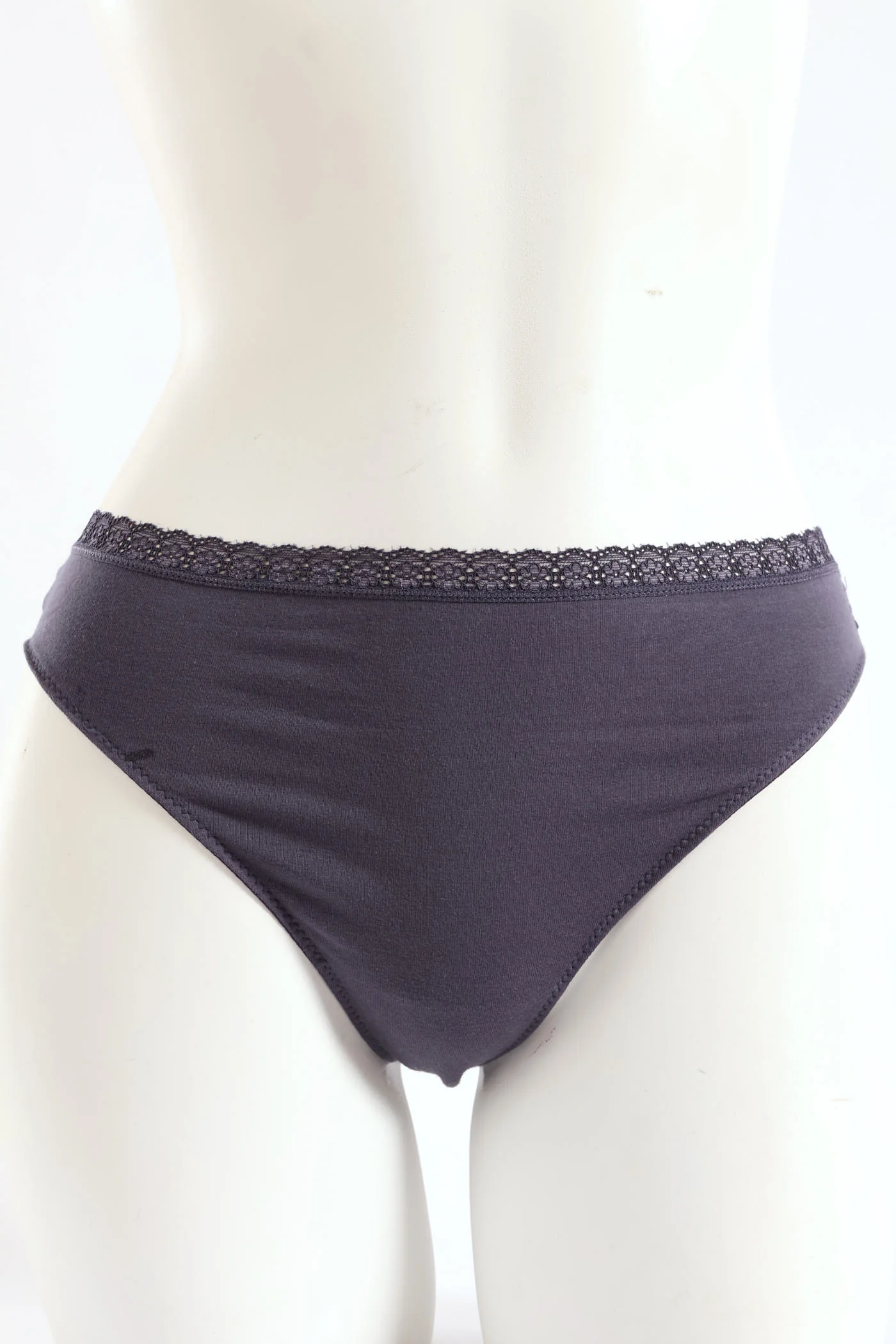 3 Pack Thong Panties - Cinnebar/Oatmeal Melange/Folkstone - Image 4
