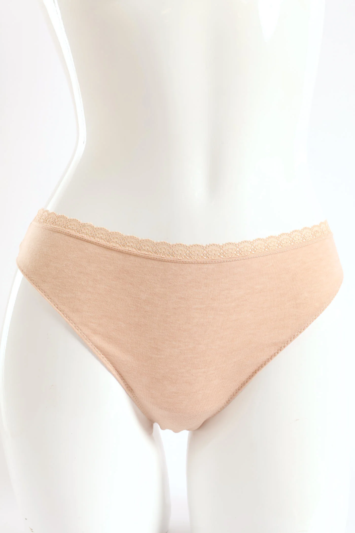 3 Pack Thong Panties - Cinnebar/Oatmeal Melange/Folkstone - Image 5