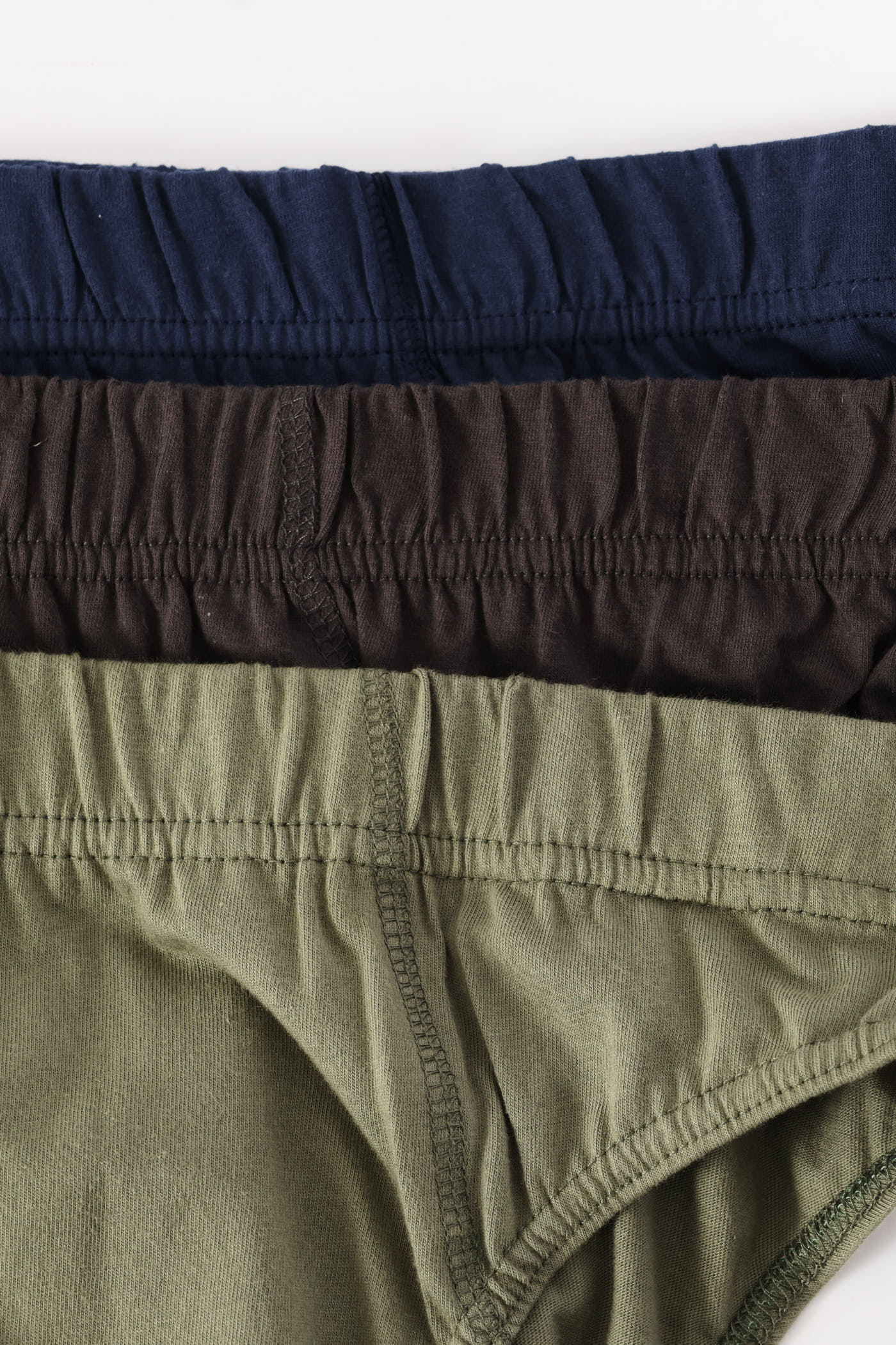 3 Pack Trend Colour Mini Briefs - Charcoal/Navy - Image 2