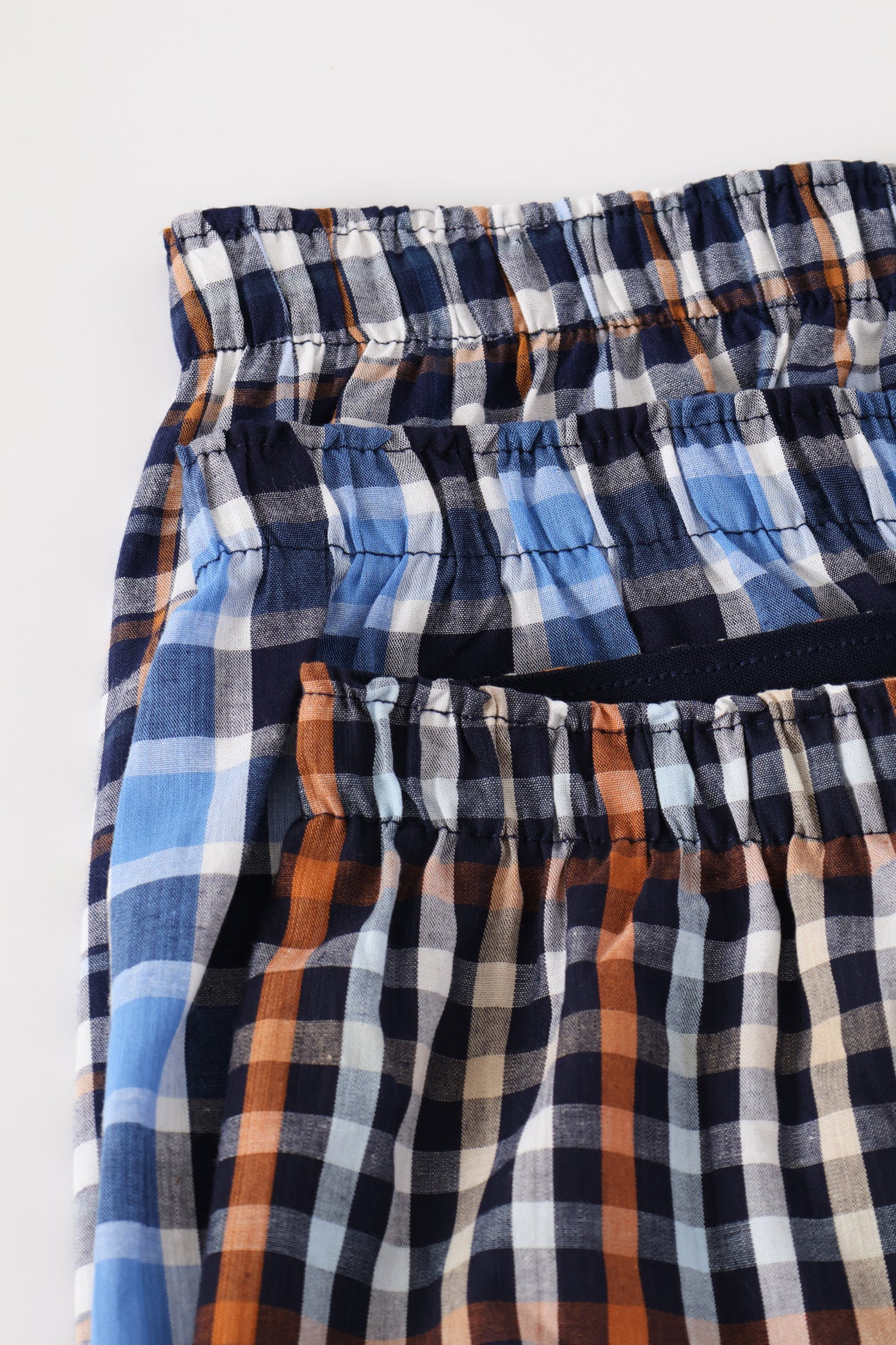 3 Pack Value Boxers - Rust/Blue - Image 2
