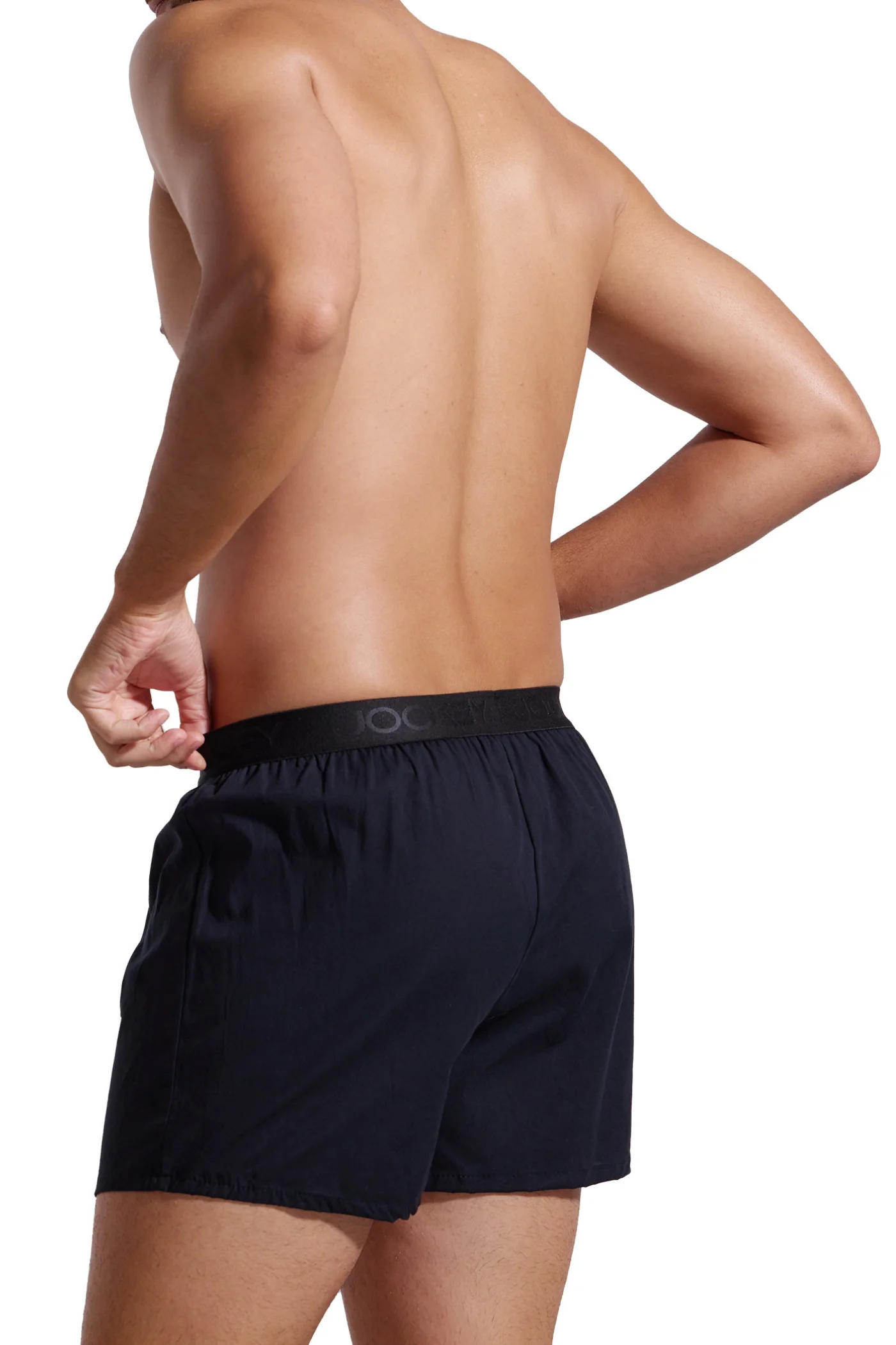 3 Pack Woven Boxers - Blue/Grey - Image 3