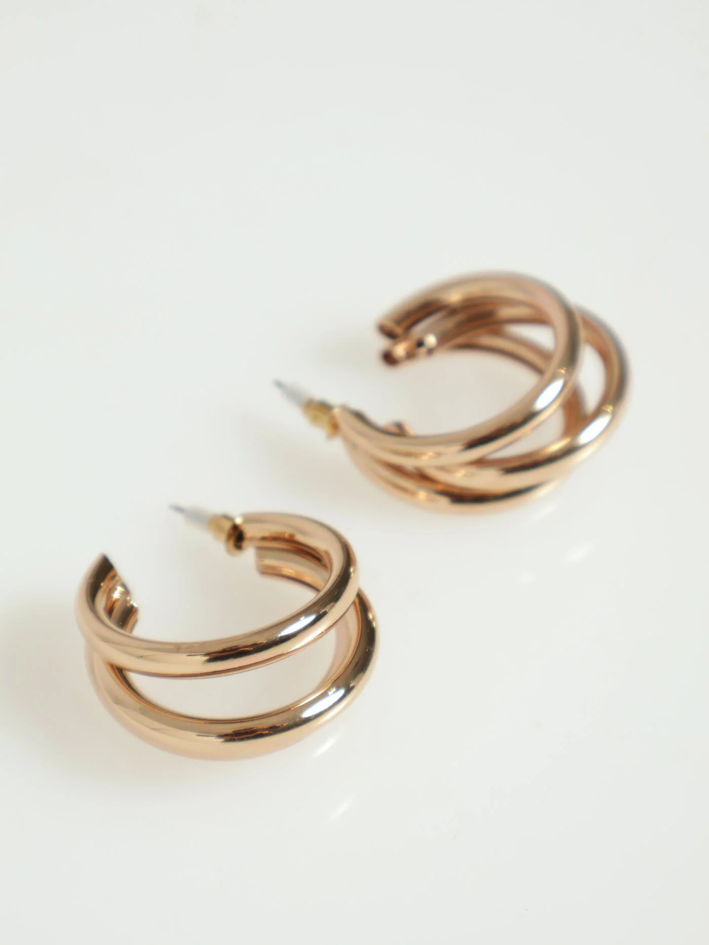 3 Strand Hoop - Gold - Image 2