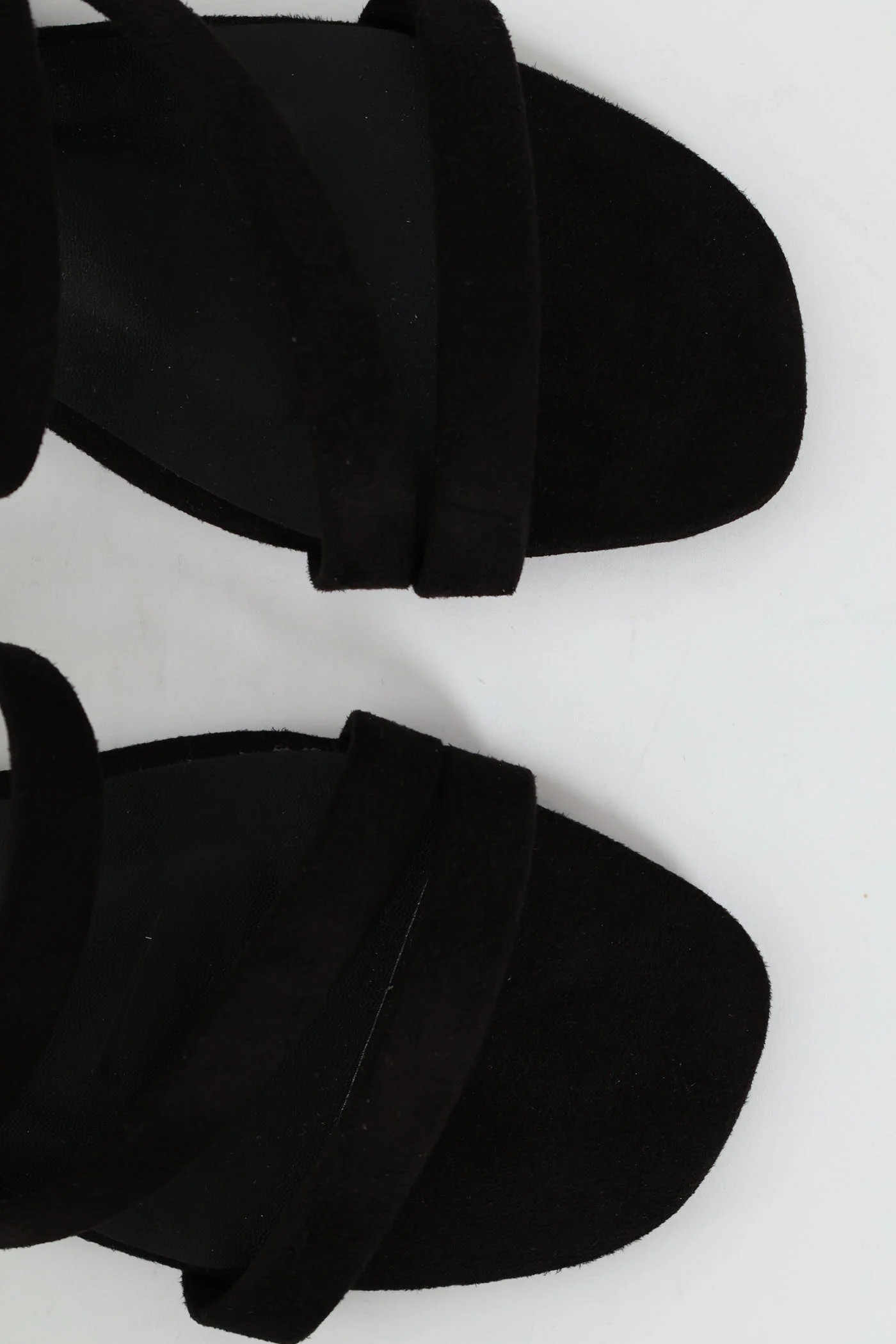 3 Strap Basic Mule Sandal - Black - Image 2
