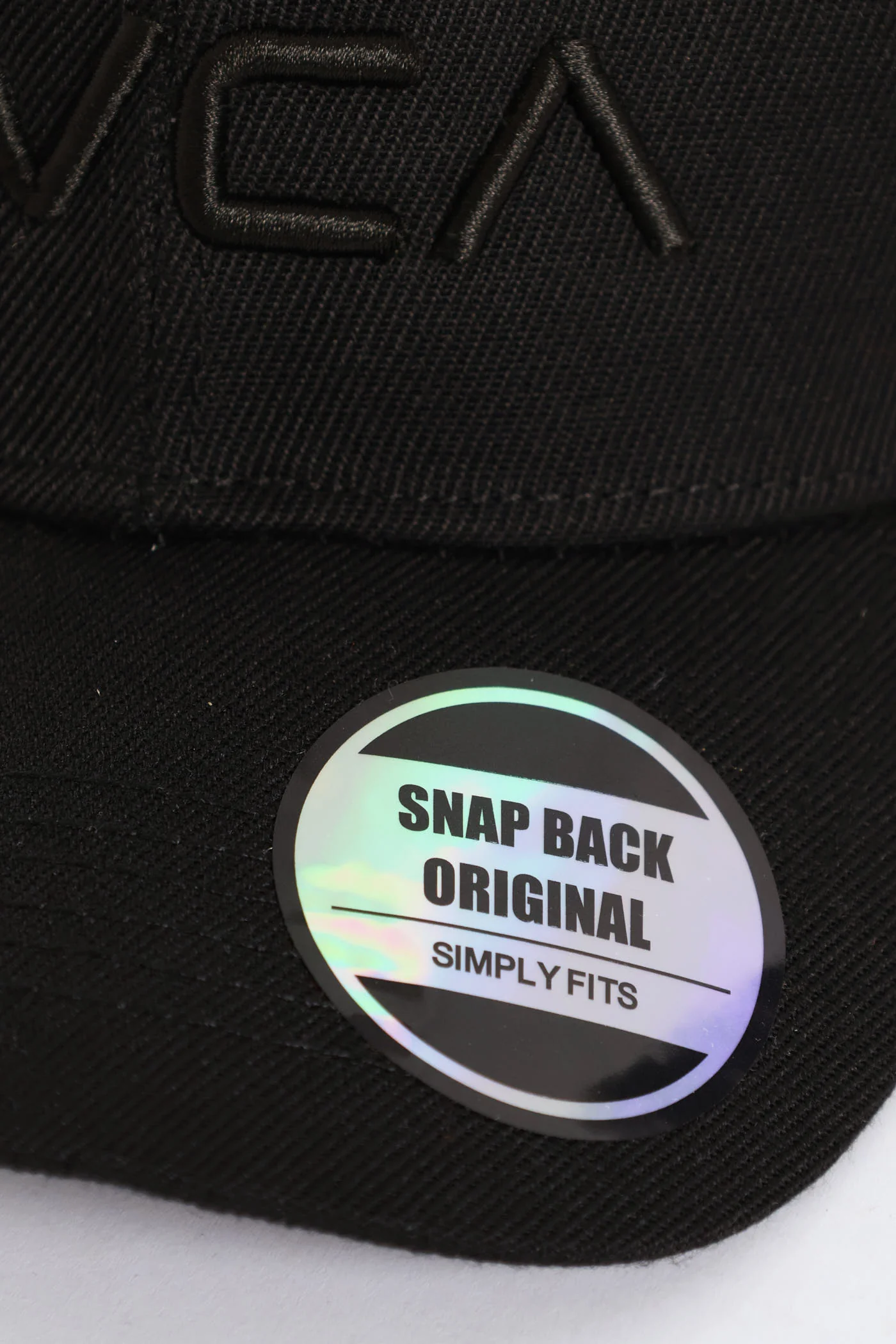 3D Embroidery Cap - Black - Image 2