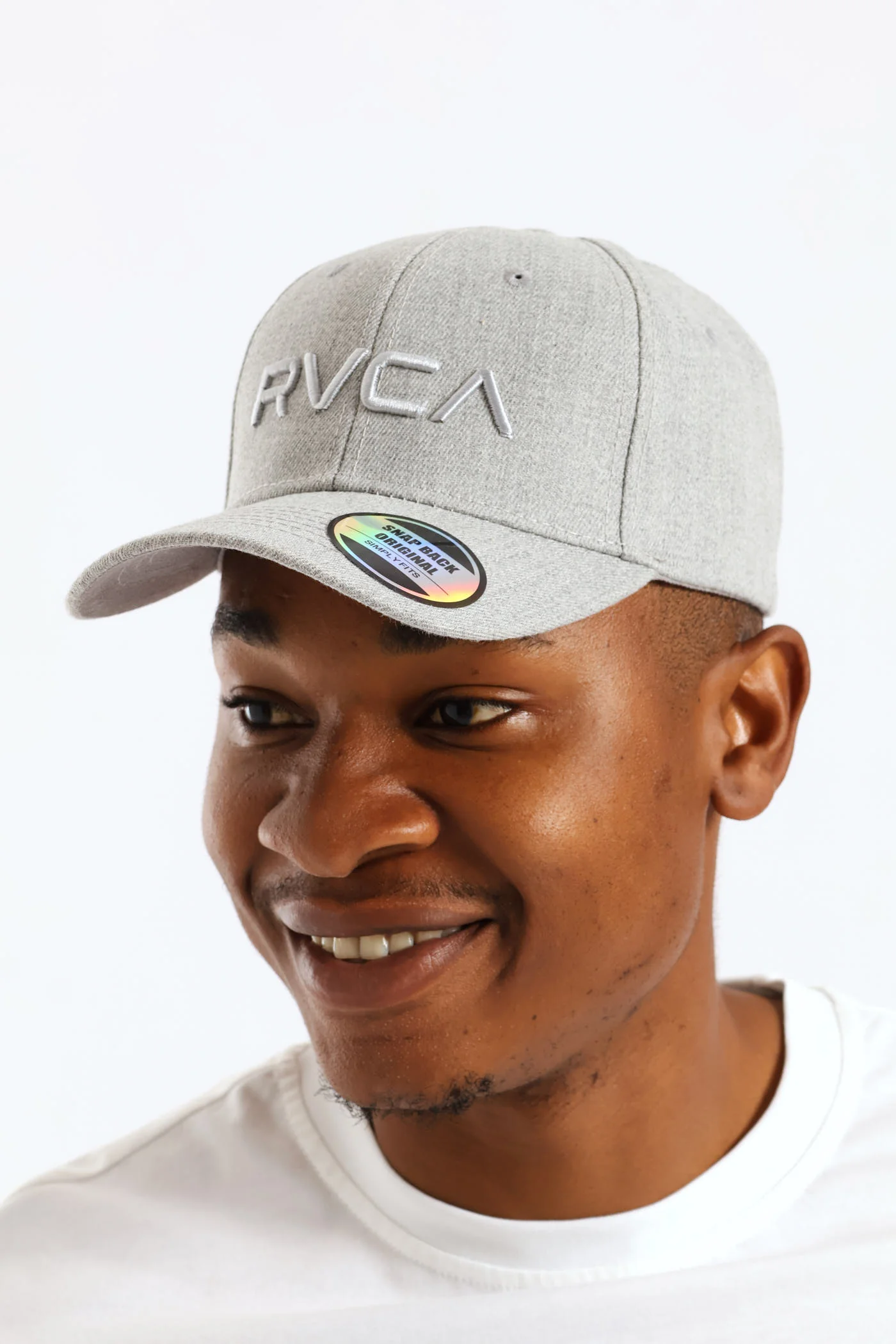 3D Embroidery Cap - Grey - Image 3