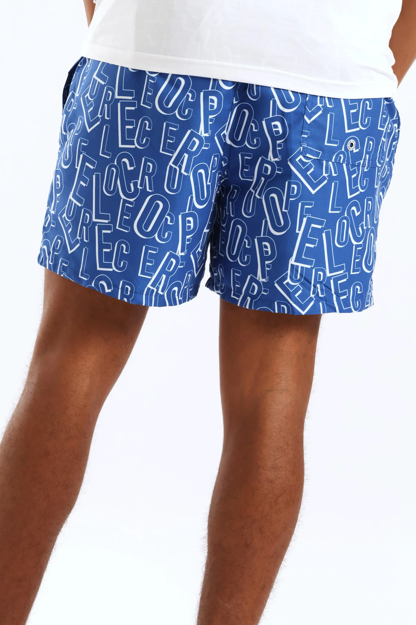 3D Logo Swim Short - Blue - Image 4