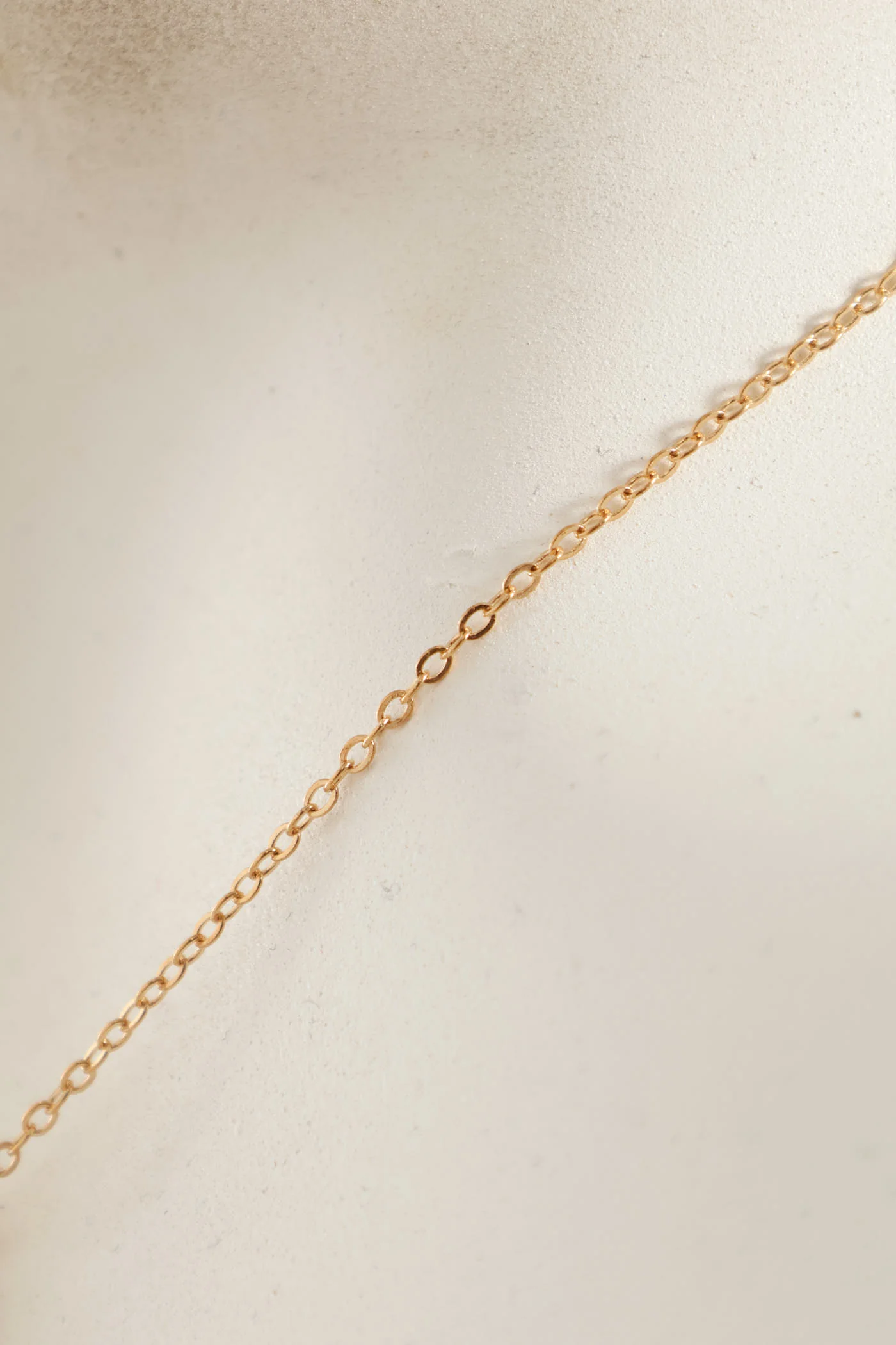 4 Petal Pendant Necklace - Gold - Image 3