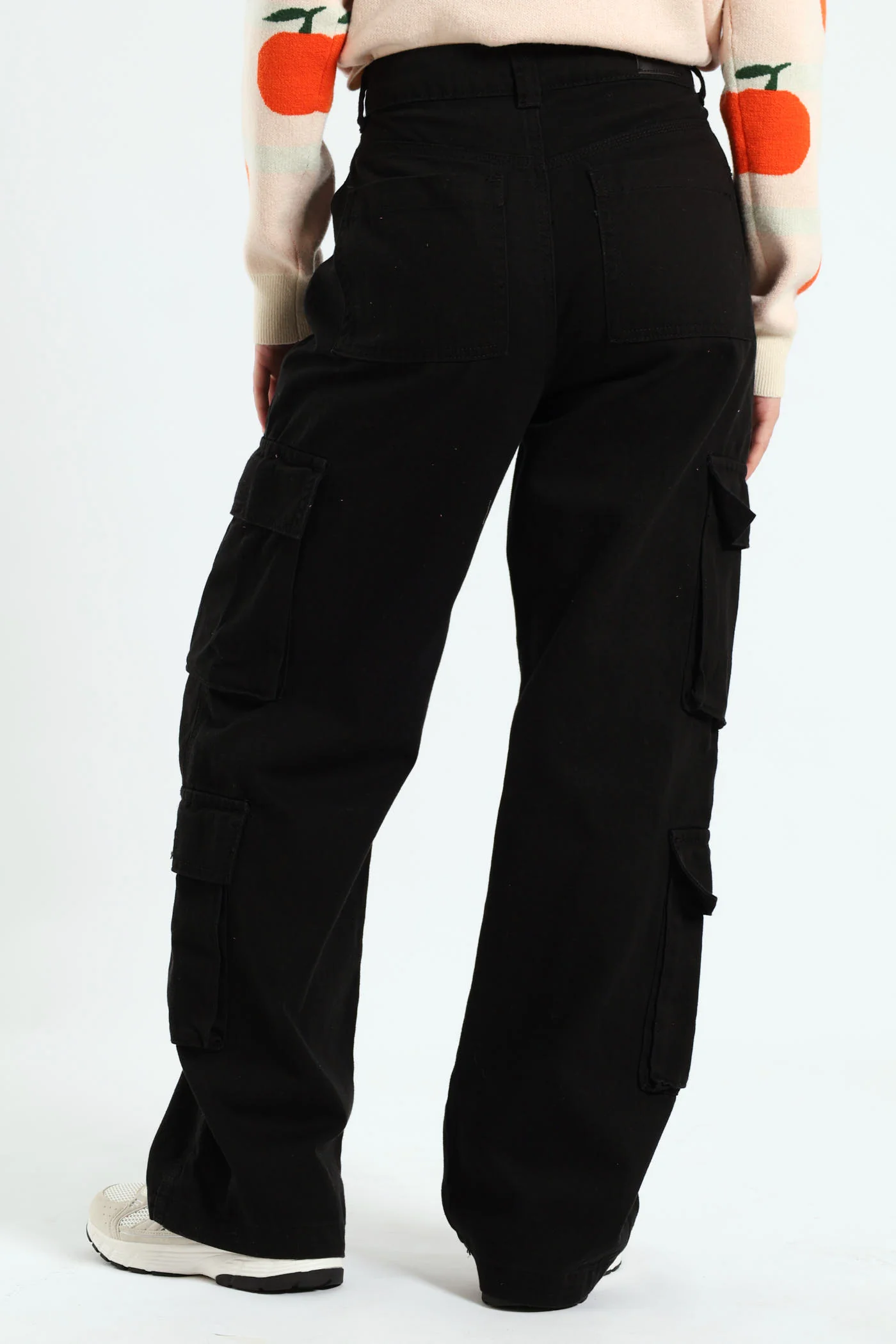 4 Pocket Utility Pants - Black - Image 4