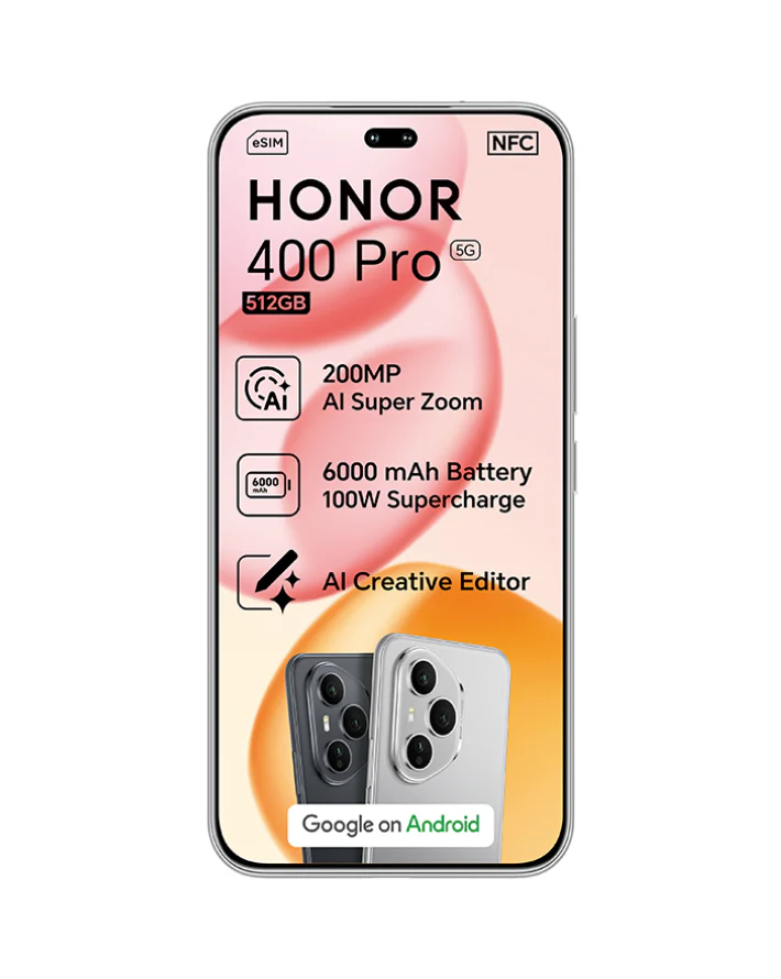 400 Pro Lunar 512GB Dual Sim Cellphone - Grey - Image 2
