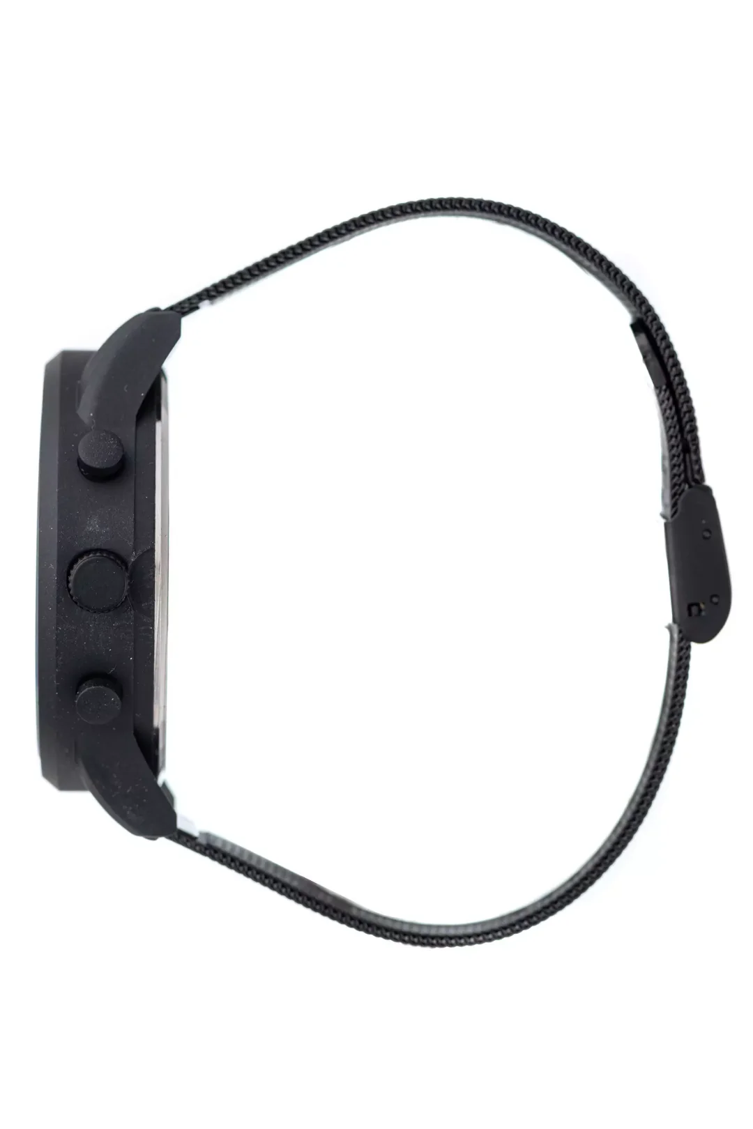 40Mm Case & Black Dial Mesh Bracelet Watch - Black - Image 3