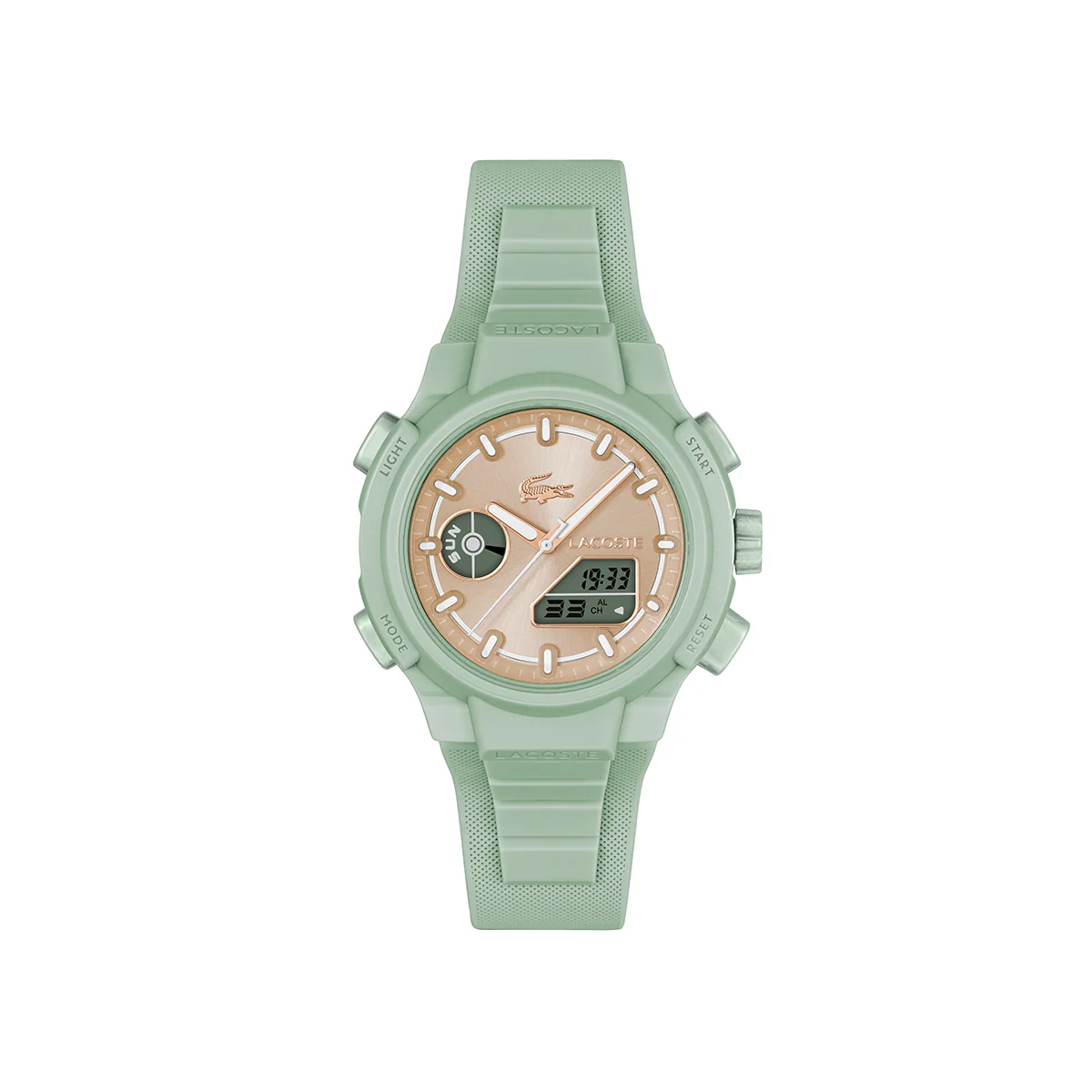 40MM TR90 Case & Dial With Silicone Strap - Green - Image 2