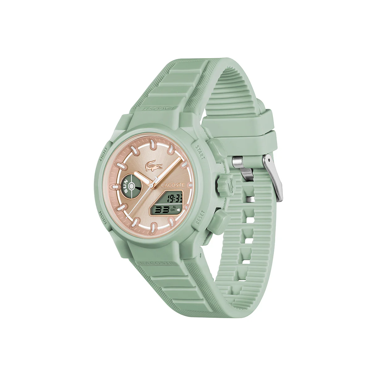 40MM TR90 Case & Dial With Silicone Strap - Green - Image 3