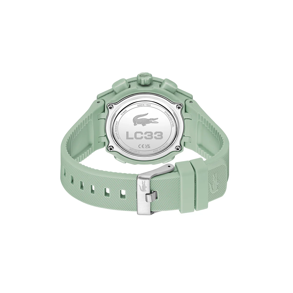 40MM TR90 Case & Dial With Silicone Strap - Green - Image 4