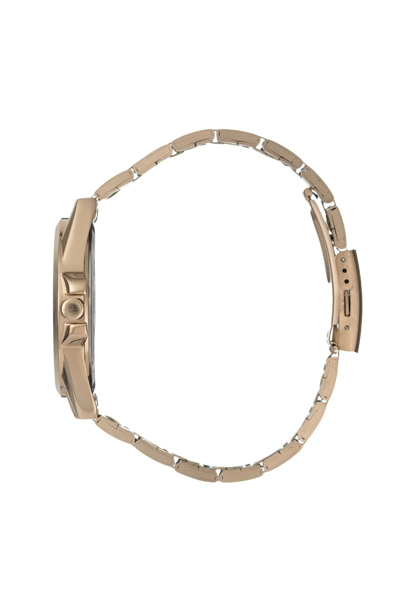 42mm Gold Case With Black Dial & Gold Metal Bracelet Watch - Black - Image 3