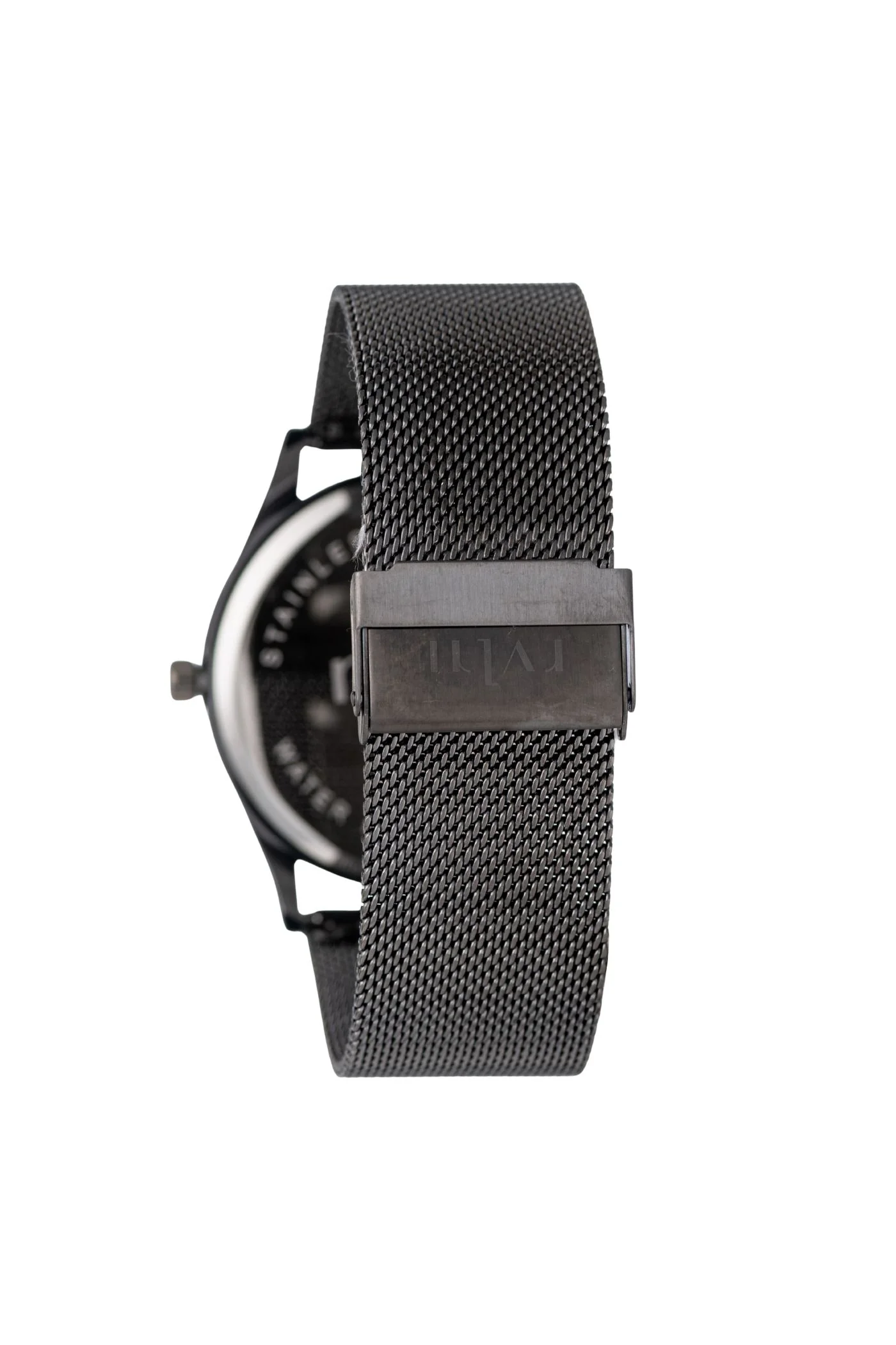 42mm Gunmetal Case & Mesh Band Navy Dial Watch - Gunmetal - Image 2
