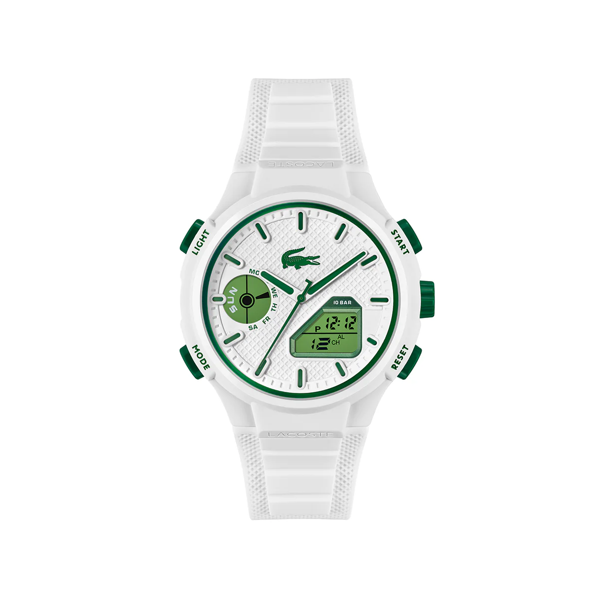 43MM TR90 Dial & Silicone Strap - White - Image 2