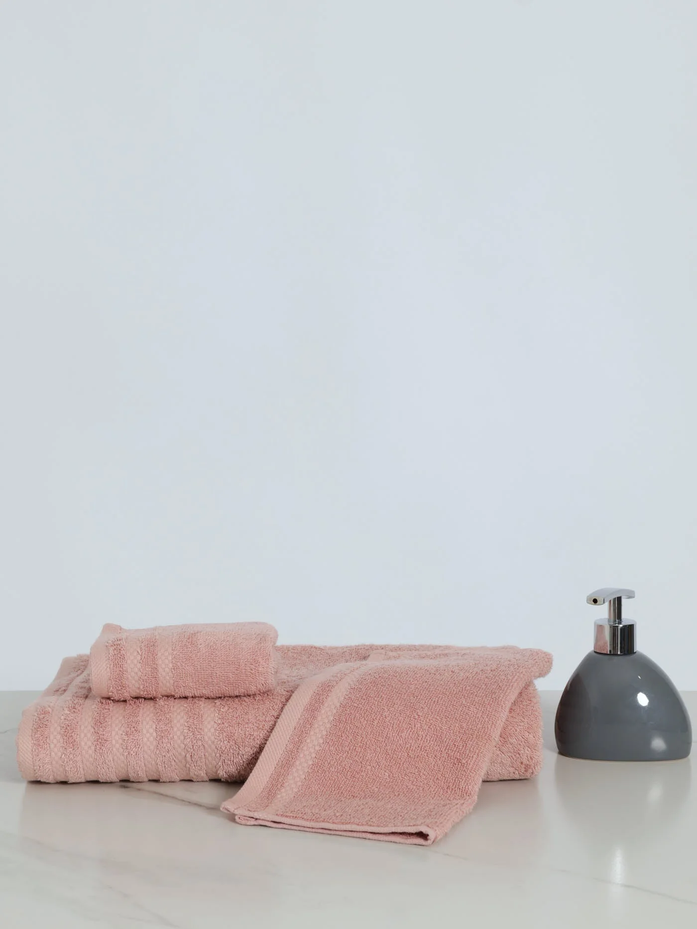 450GSM Ripple Flow Bath Towels - Blush - Image 2