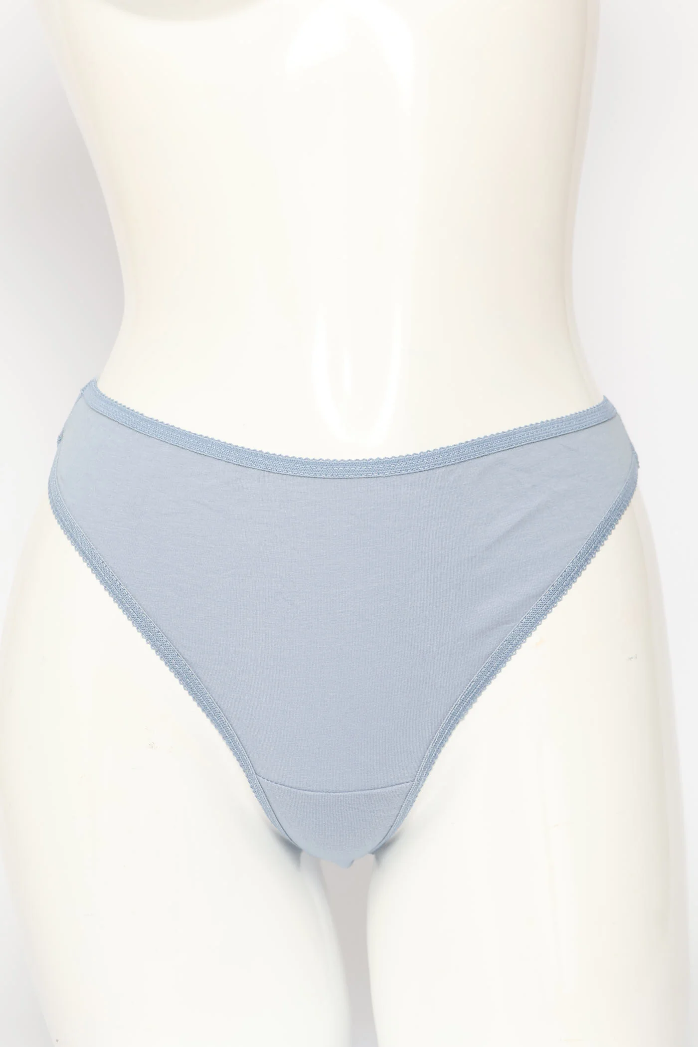 5 Pack Cotton Floral Thong Panties - Multi - Image 2