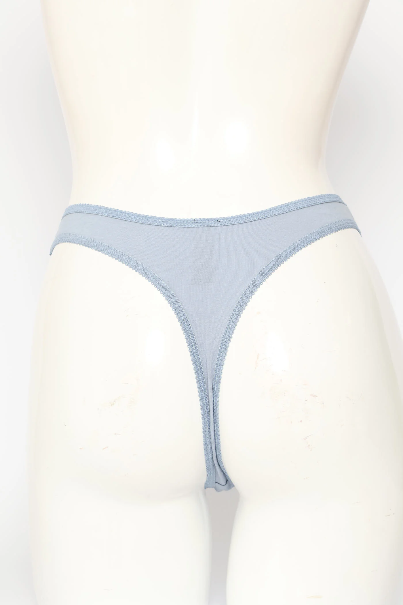 5 Pack Cotton Floral Thong Panties - Multi - Image 3