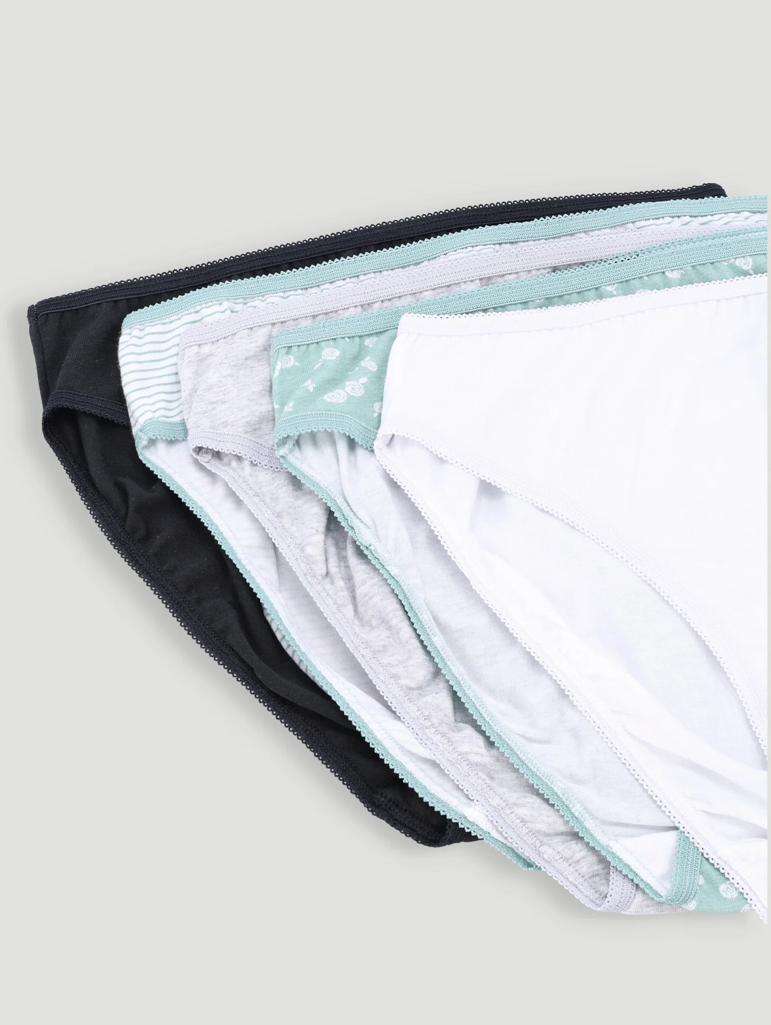 5 Pack Cotton Hi-Cut - Multi - Image 4
