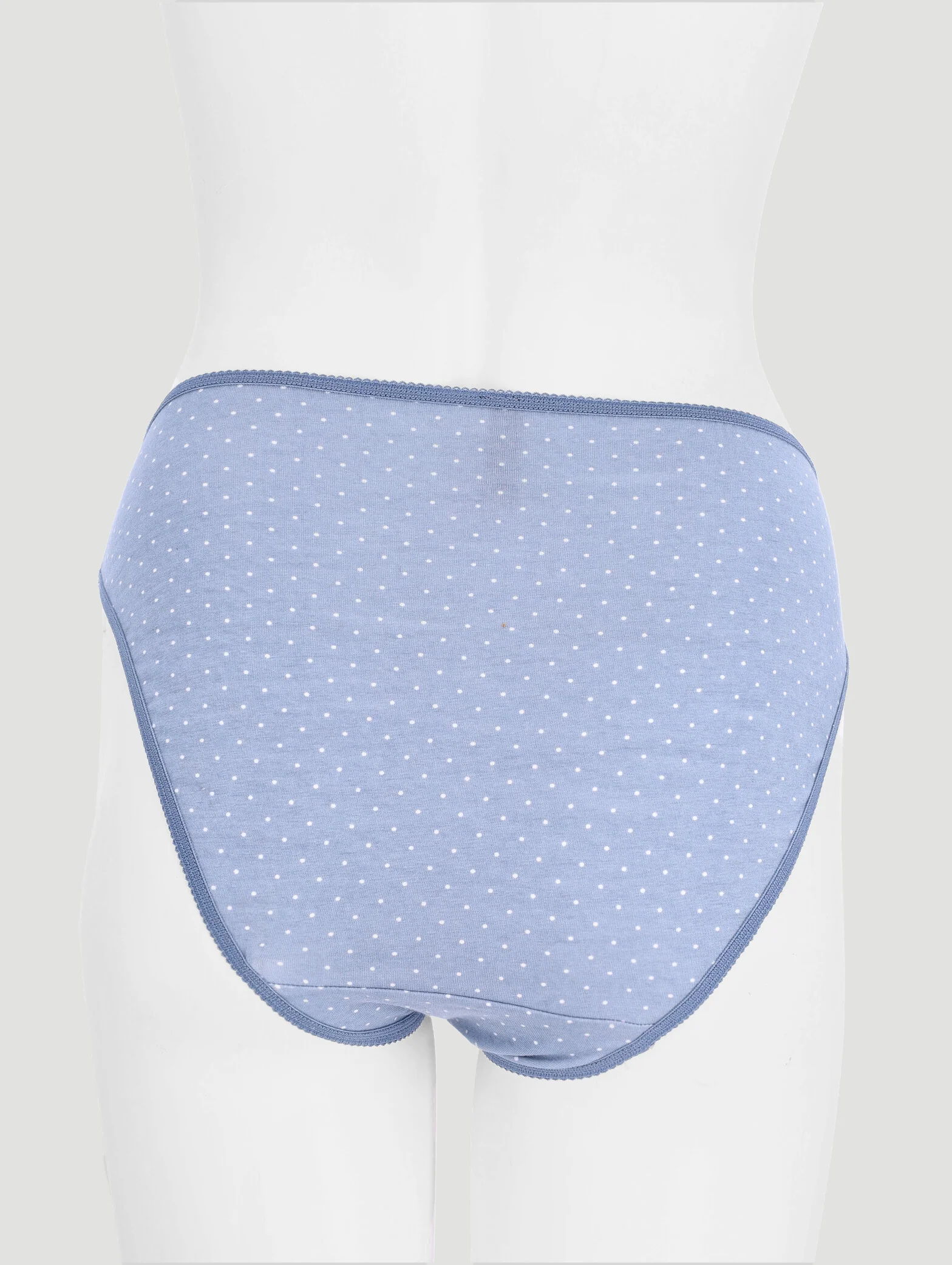 5 Pack Cotton Hi-Cut Panties - Multi - Image 2