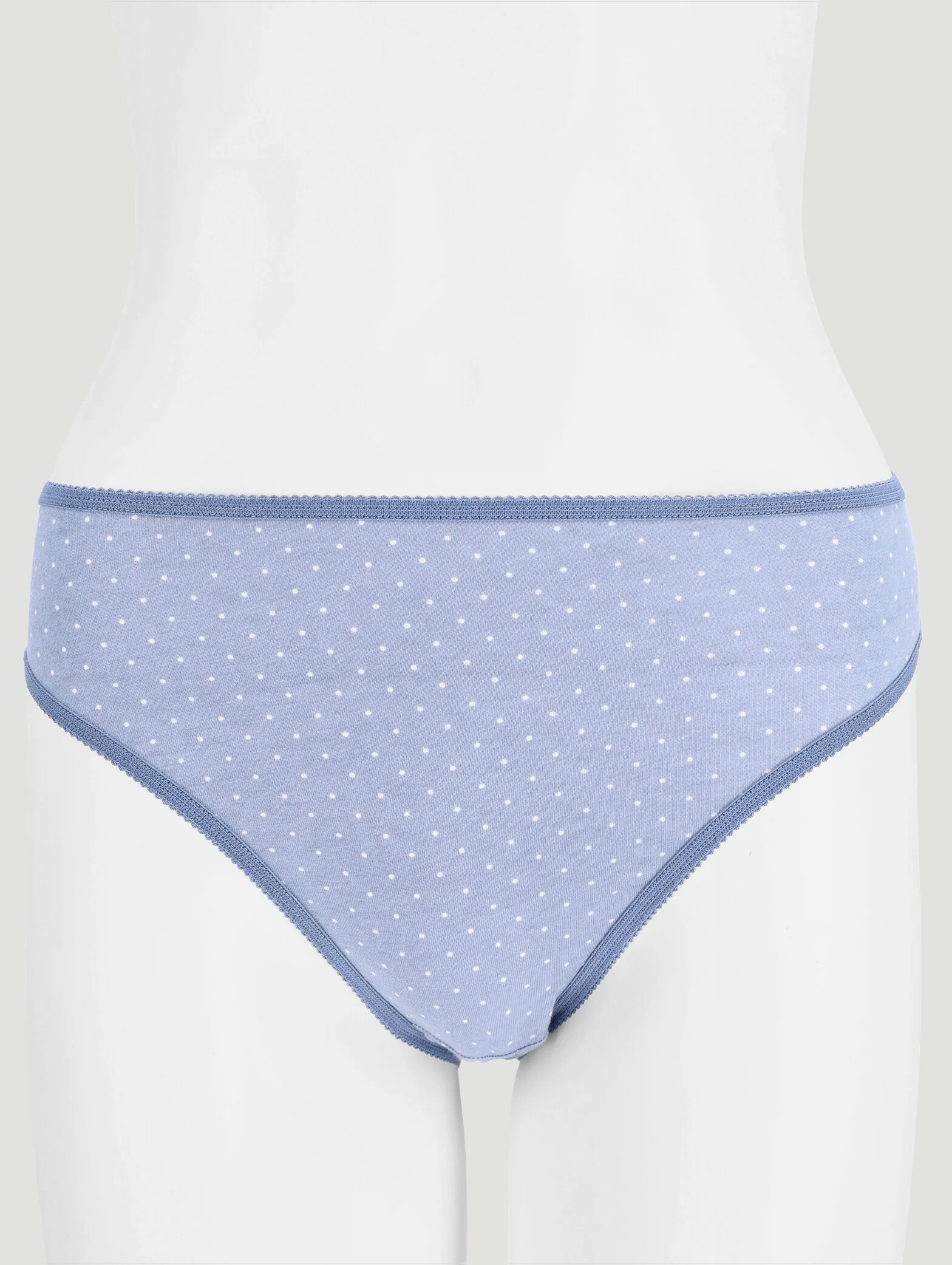 5 Pack Cotton Hi-Cut Panties - Multi - Image 3