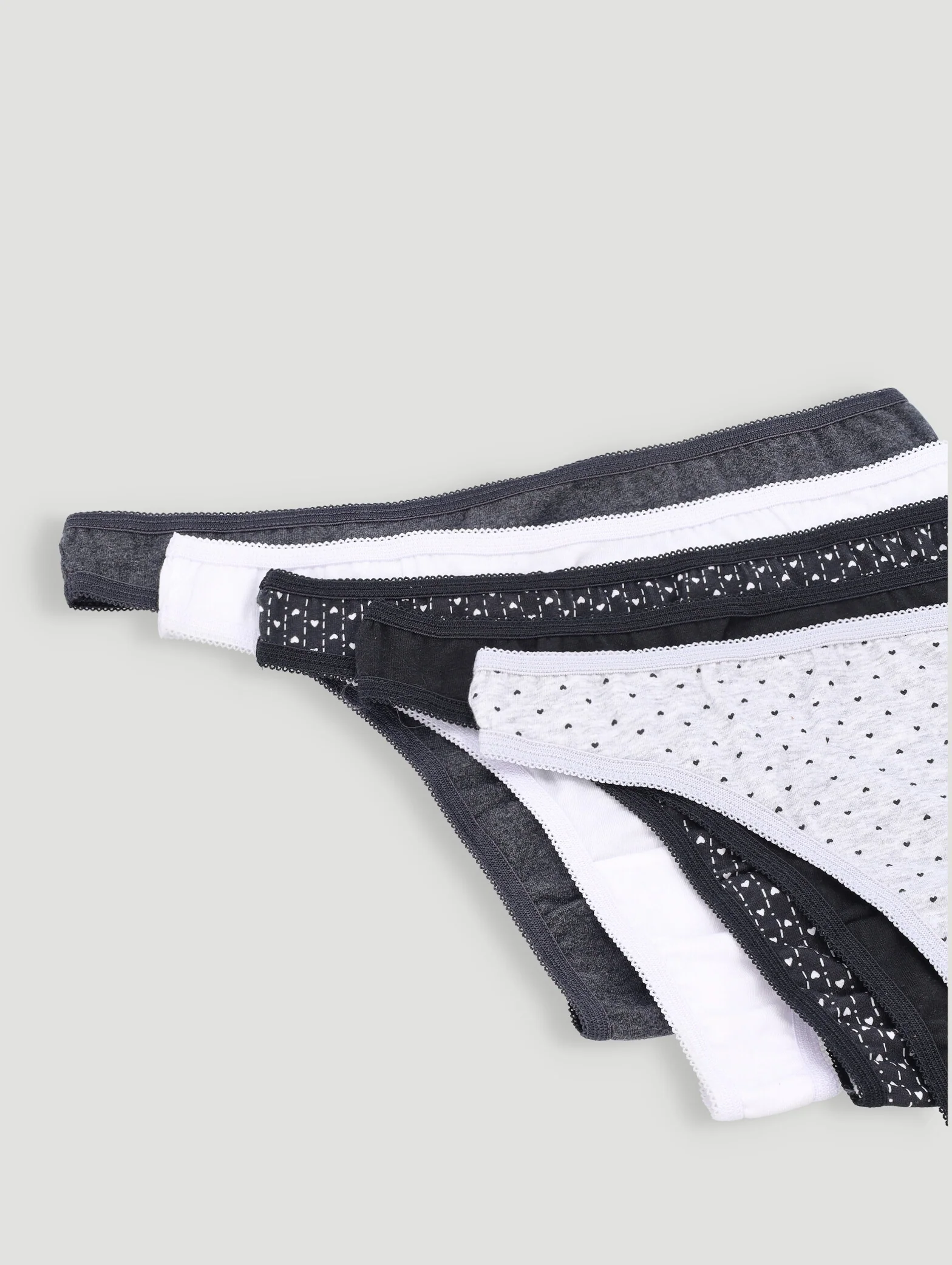 5 Pack Cotton Thong - Multi - Image 4