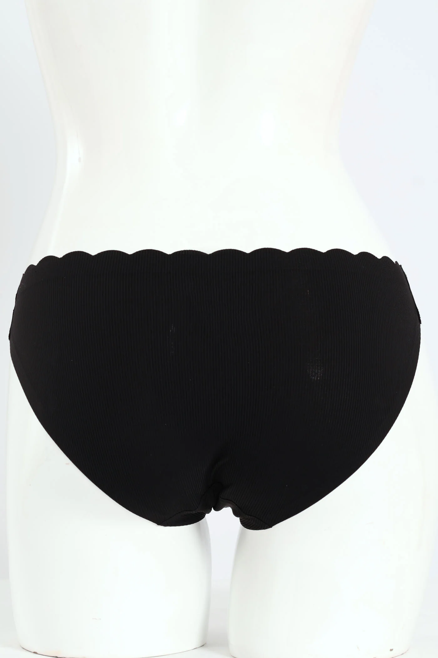 5 Pack Microfiber Thong Bikini Panties - Black/Nude/Sand/Mauve/Stone - Image 2