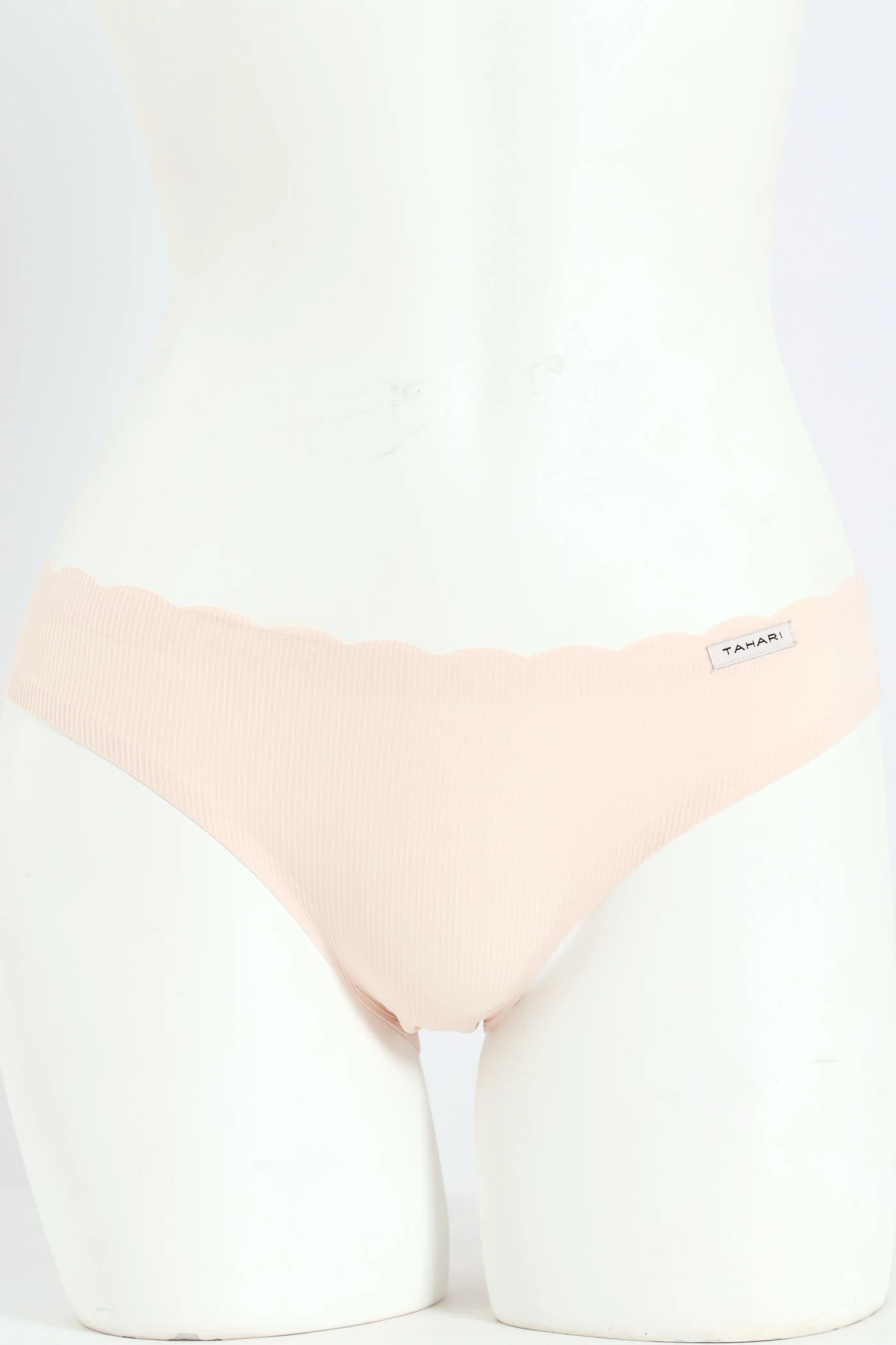 5 Pack Microfiber Thong Bikini Panties - Black/Nude/Sand/Mauve/Stone - Image 6