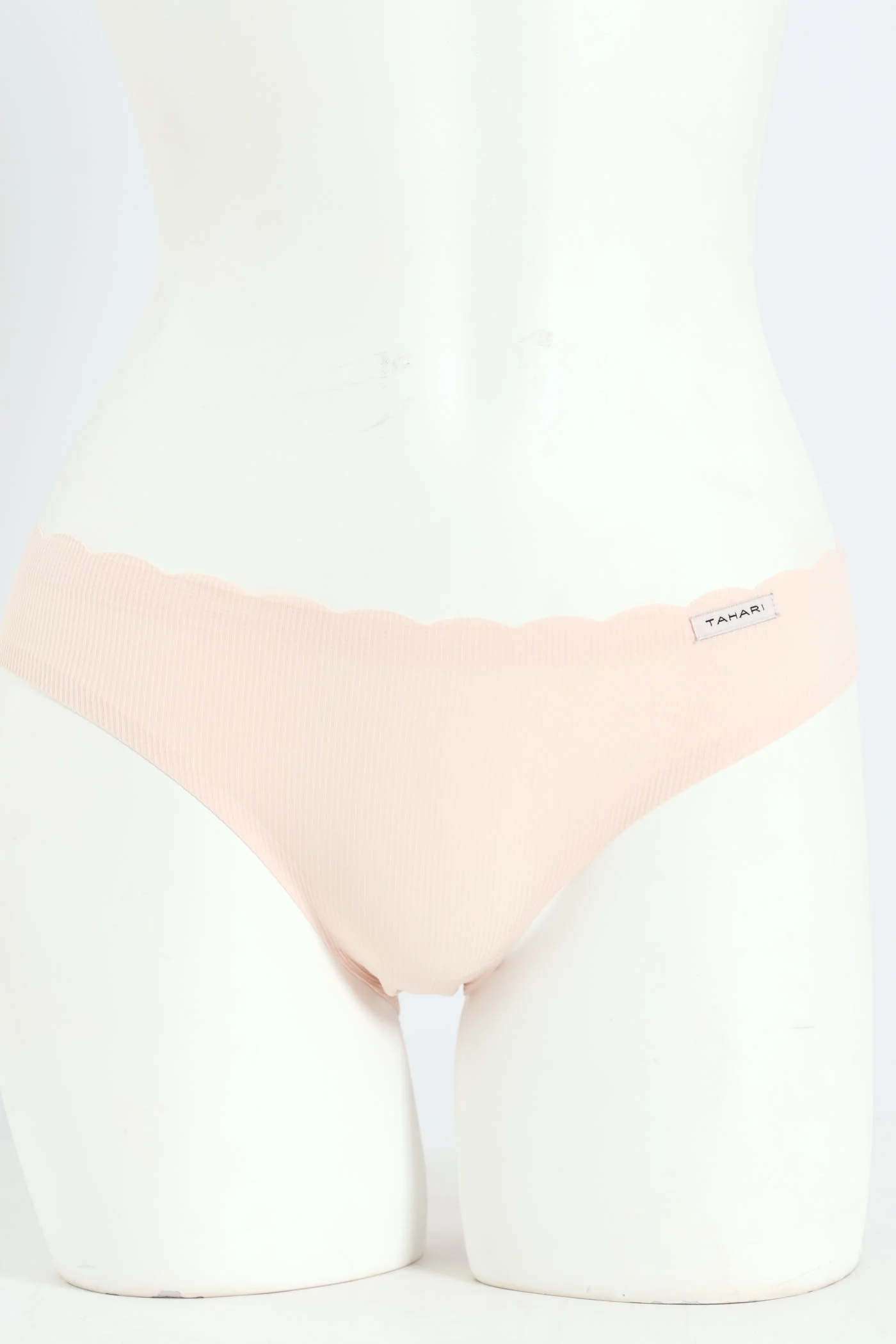 5 Pack Microfiber Thong Bikini Panties - Black/Nude/Sand/Mauve/Stone - Image 8