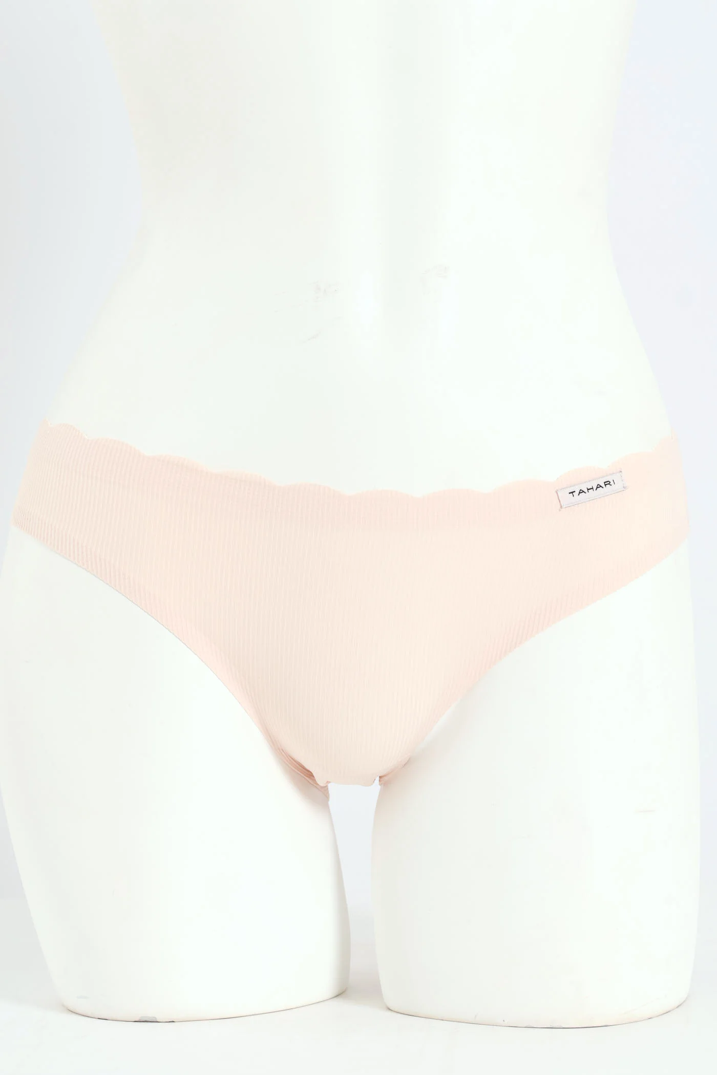 5 Pack Microfiber Thong Bikini Panties - Black/Nude/Sand/Mauve/Stone - Image 9