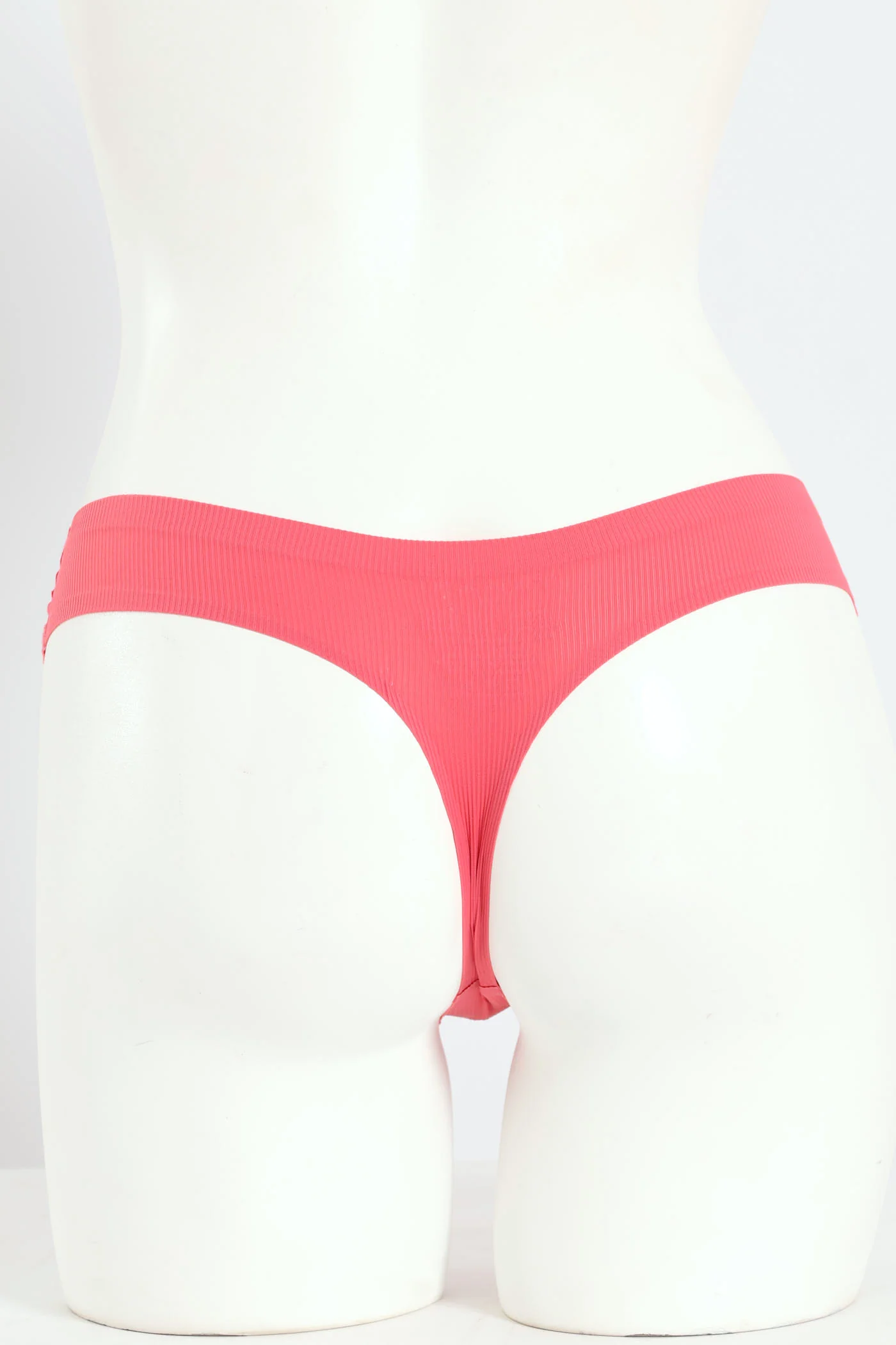 5 Pack Microfibre Thong Panties - Black/Nude/Mauve/Rose/Sand - Image 2