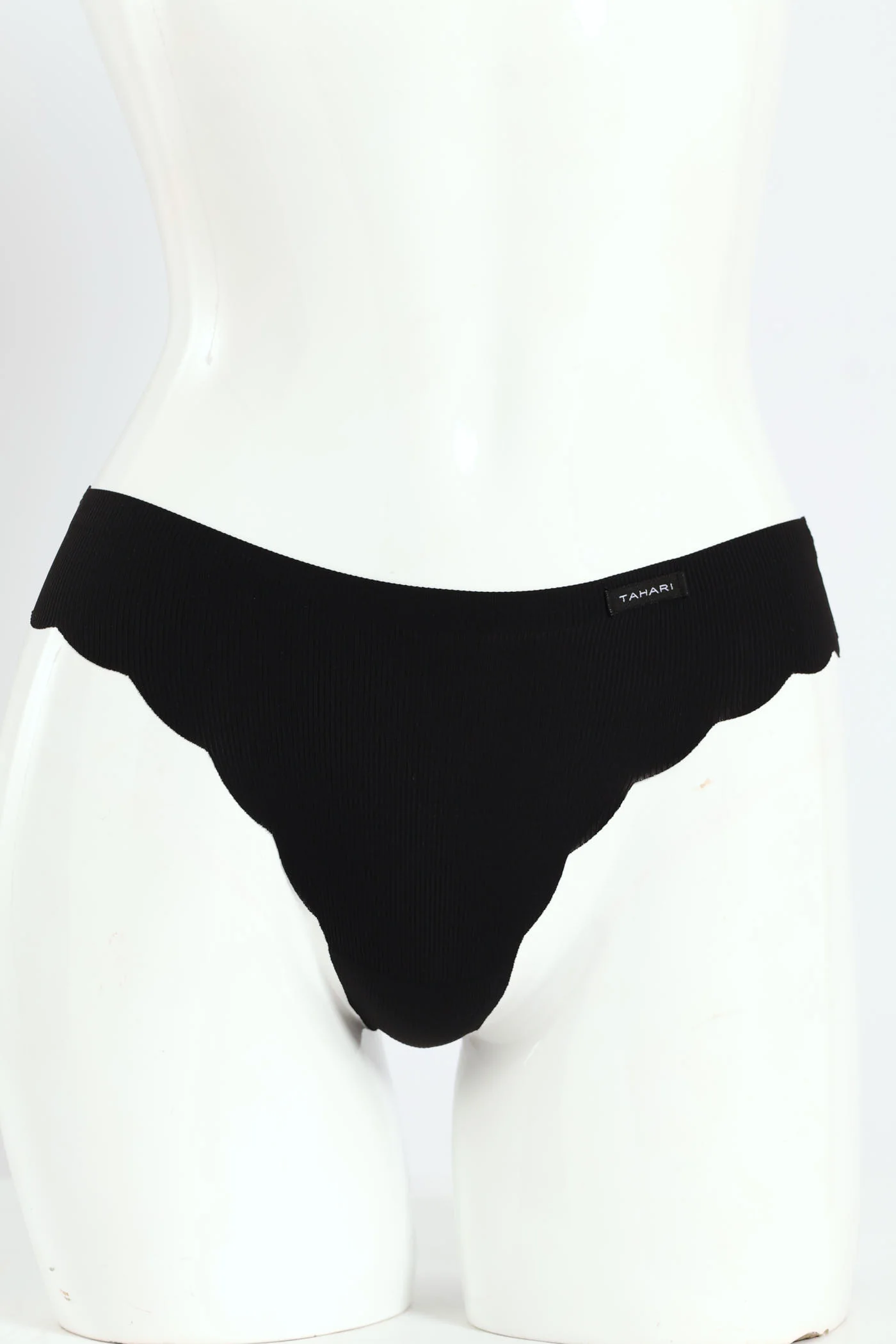 5 Pack Microfibre Thong Panties - Black/Nude/Mauve/Rose/Sand - Image 3