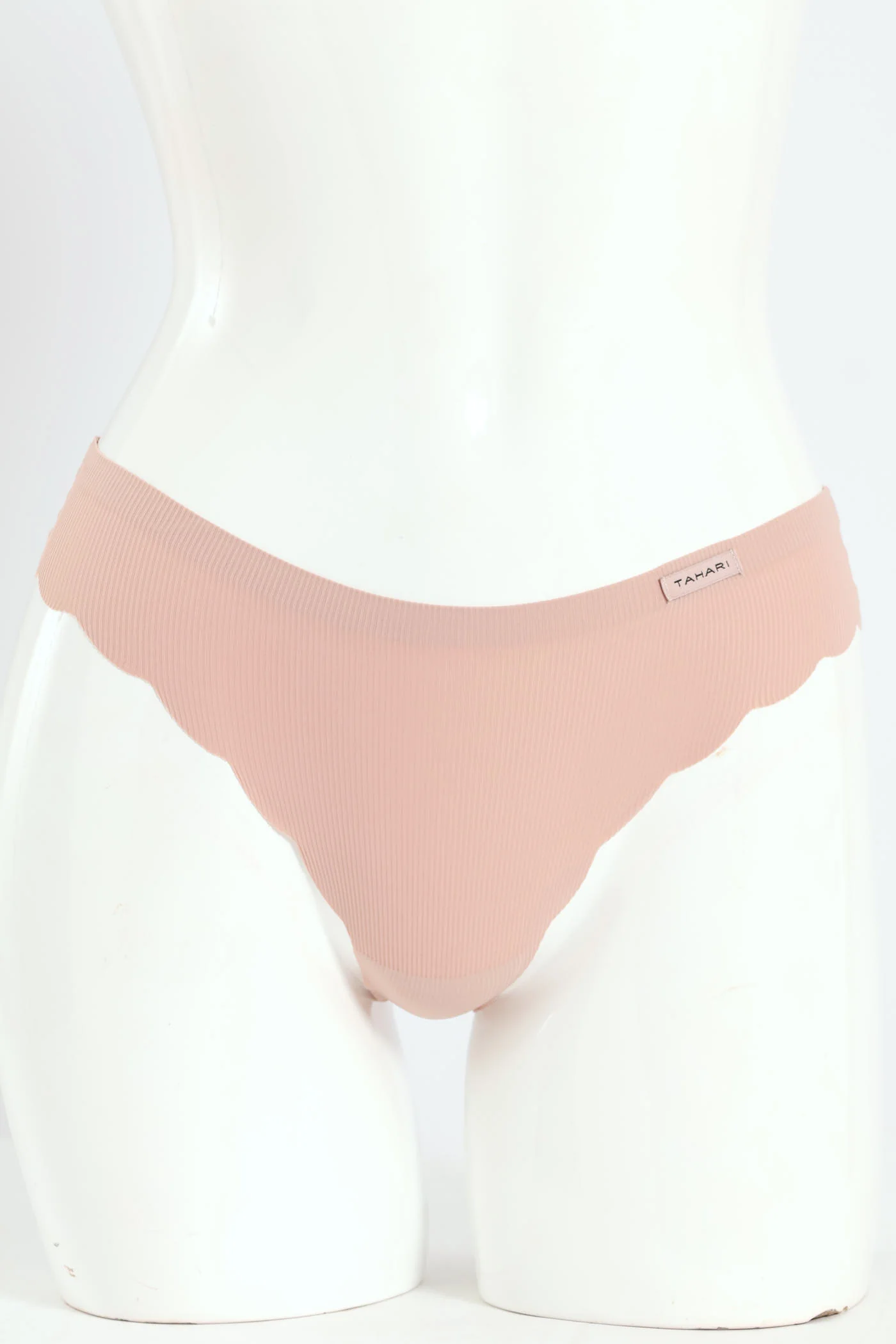 5 Pack Microfibre Thong Panties - Black/Nude/Mauve/Rose/Sand - Image 4