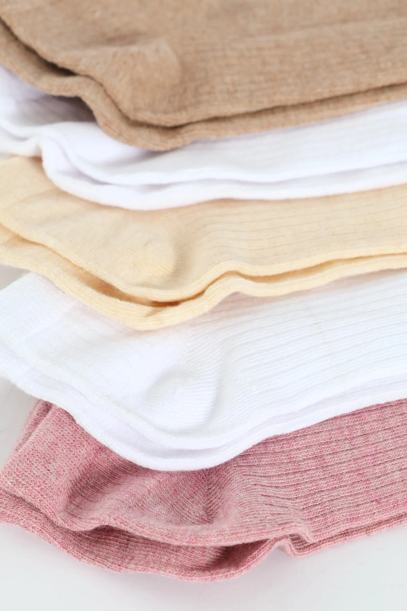5 Pack Plain Naturals Low Cut Socks - Multi - Image 2