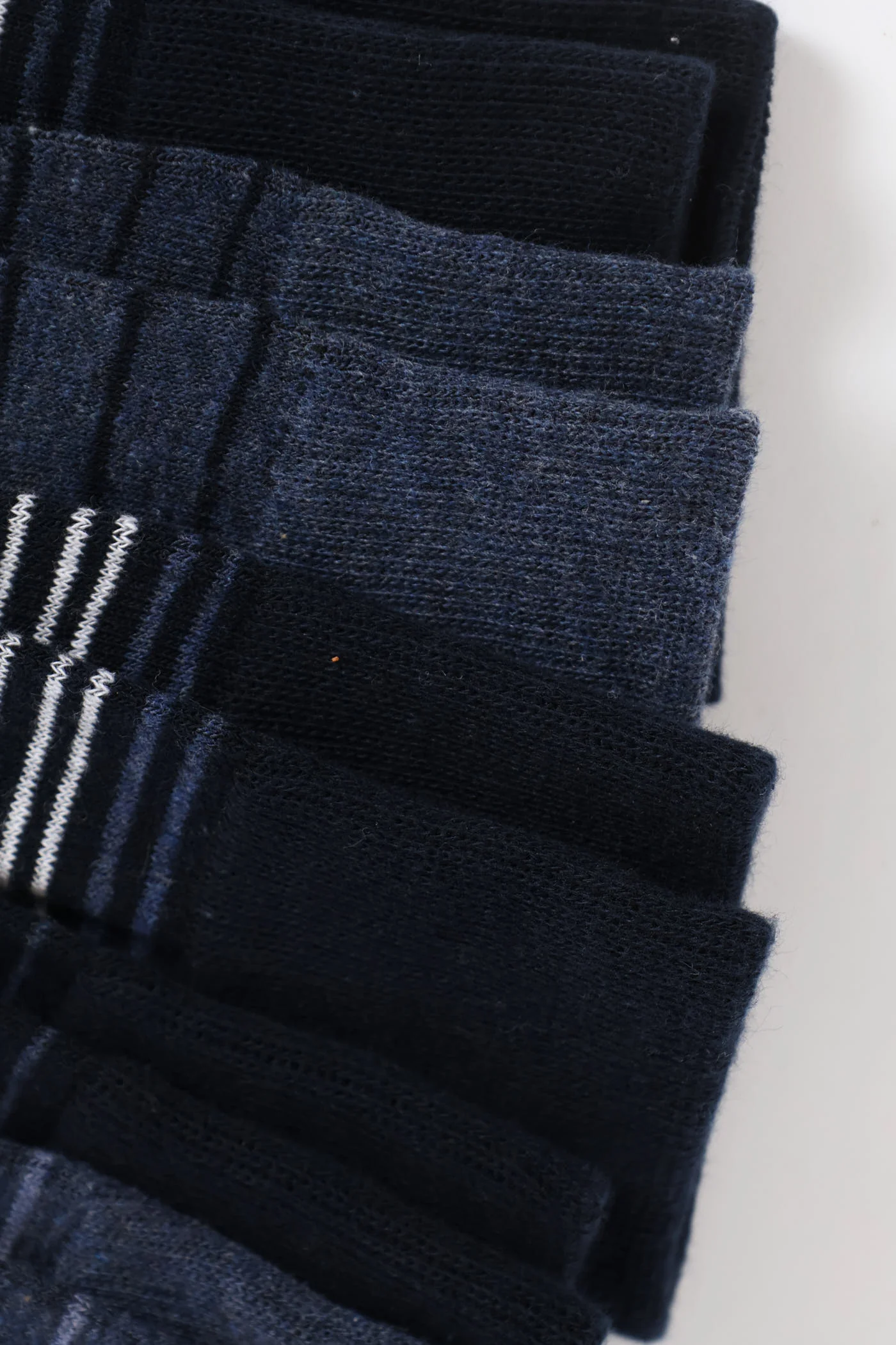 5 Pack Stripe Fashion Anklet Socks - Blue - Image 3