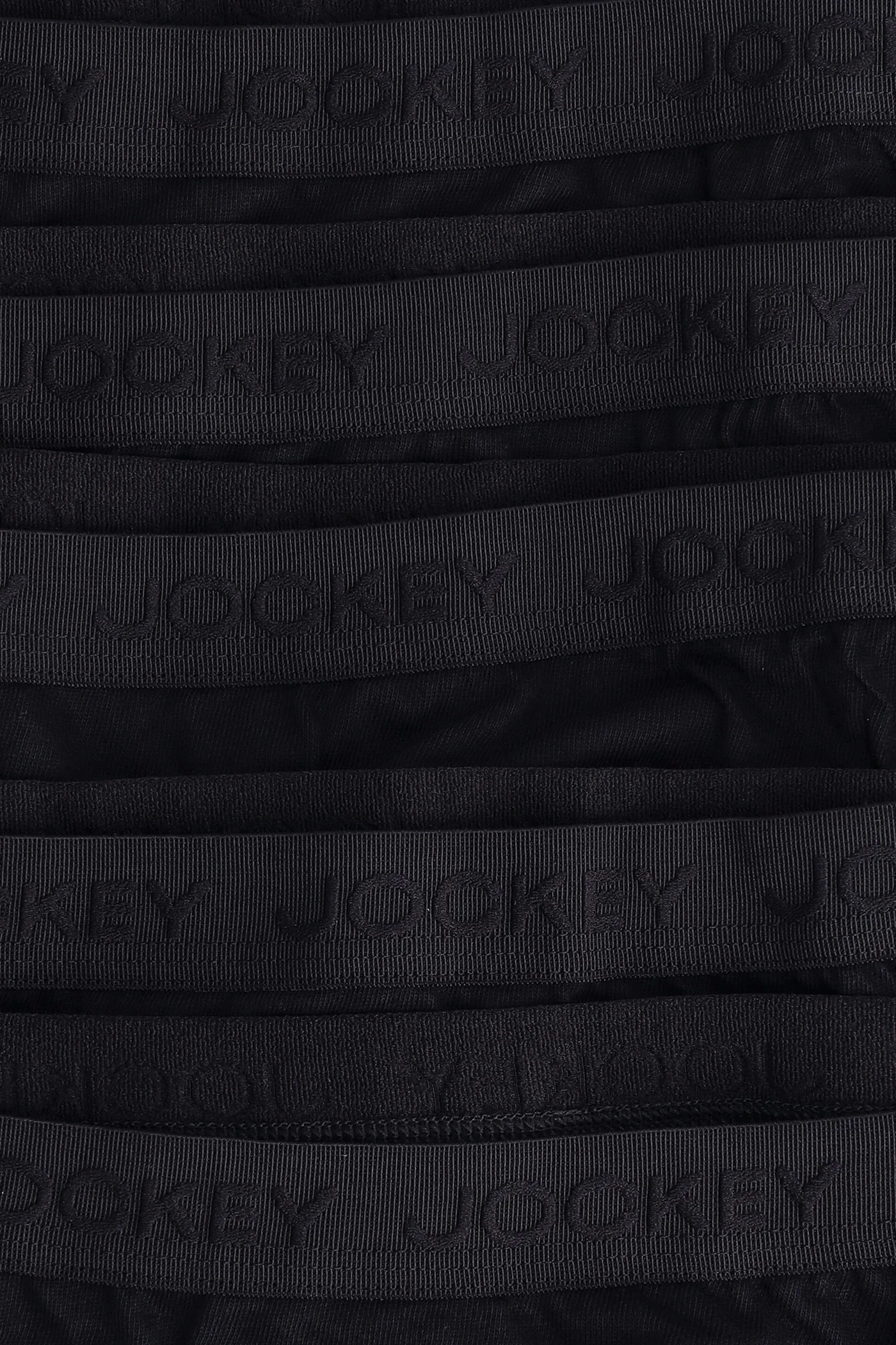 5 Pack Tonal Cotton Bikini Panties - Black - Image 3