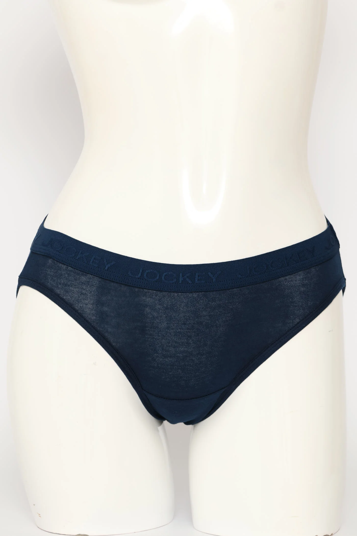 5 Pack Tonal Cotton Bikini Panties - Blue - Image 2