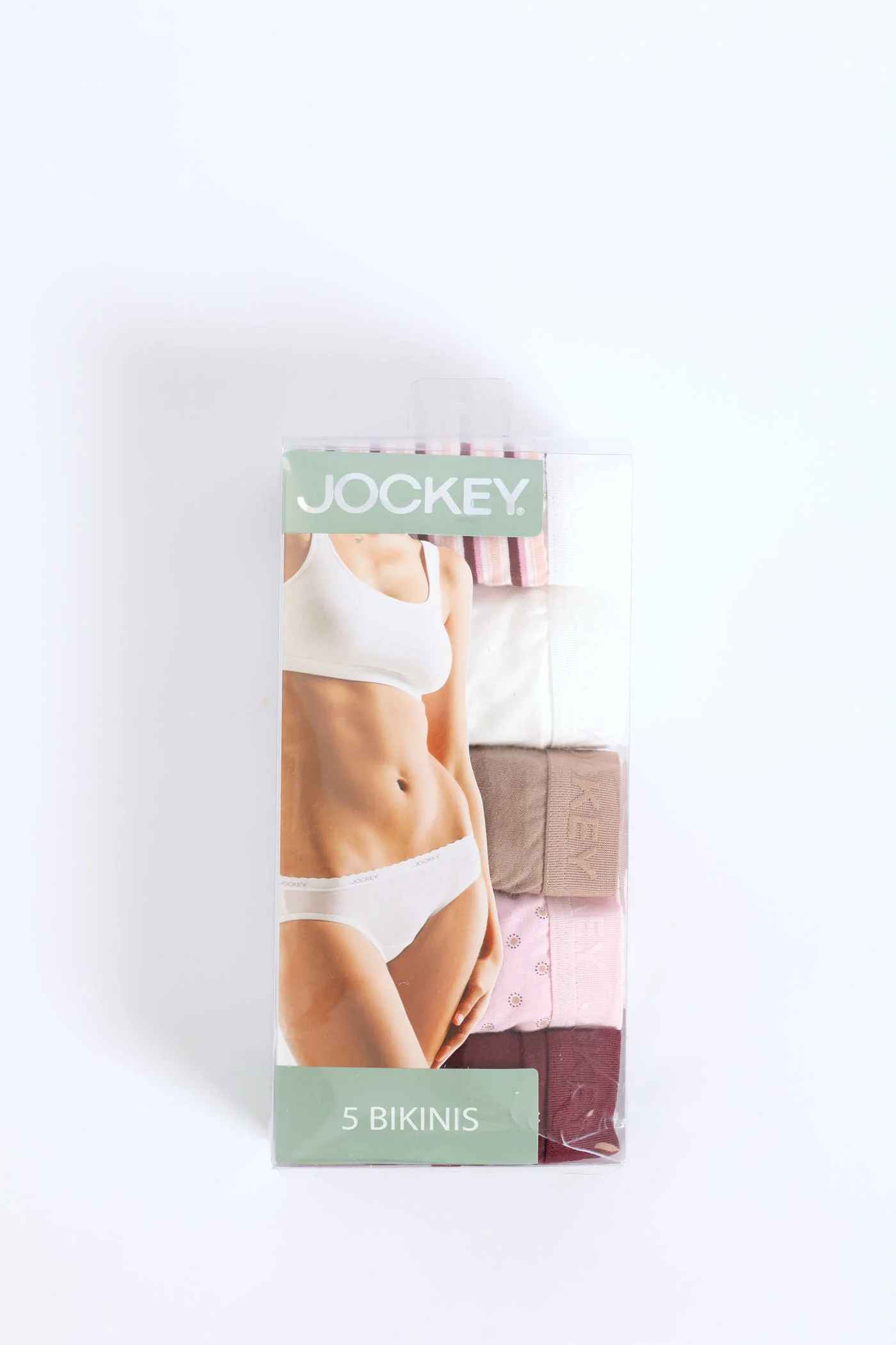 5 Pack Tonal Print Bikini Panties - Multi - Image 2